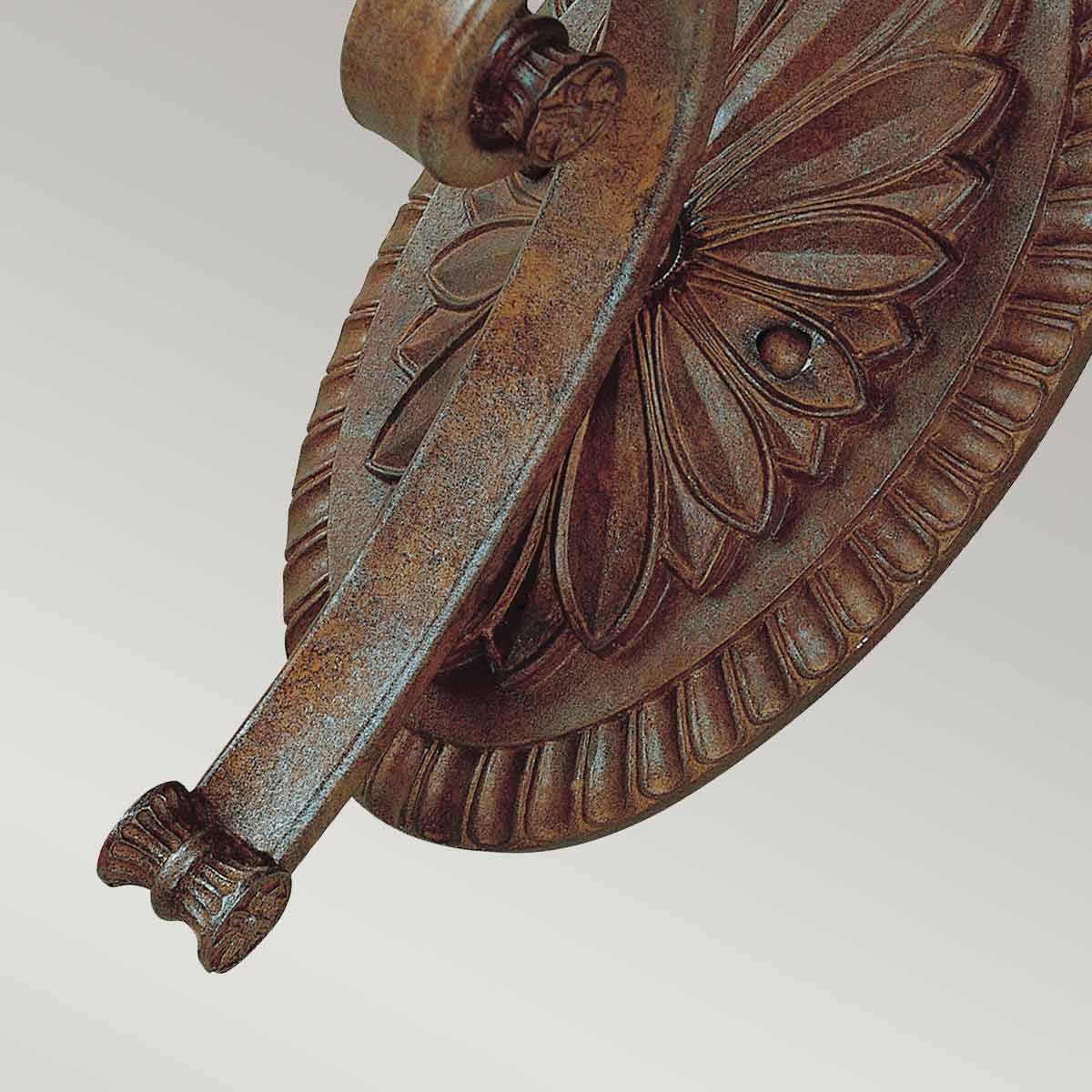 Stirling Castle 1-flammige Wandleuchte - Britische Bronze - Elsteadlighting - leuchtengrosshandel24
