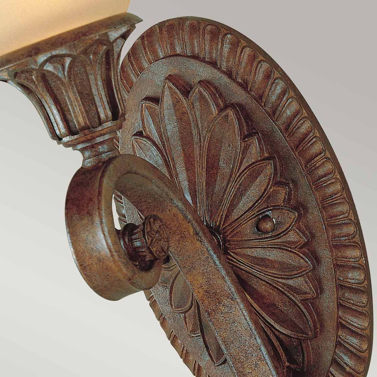 Stirling Castle 1-flammige Wandleuchte - Britische Bronze - Elsteadlighting - leuchtengrosshandel24