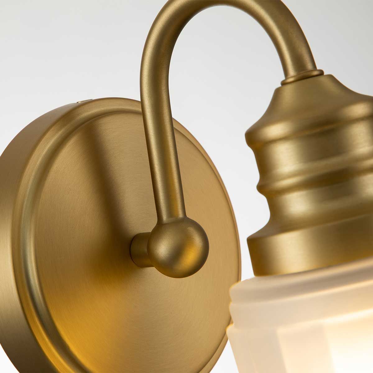 Swell 1-flammige Wandleuchte - Gebürstetes Messing - Elsteadlighting - leuchtengrosshandel24
