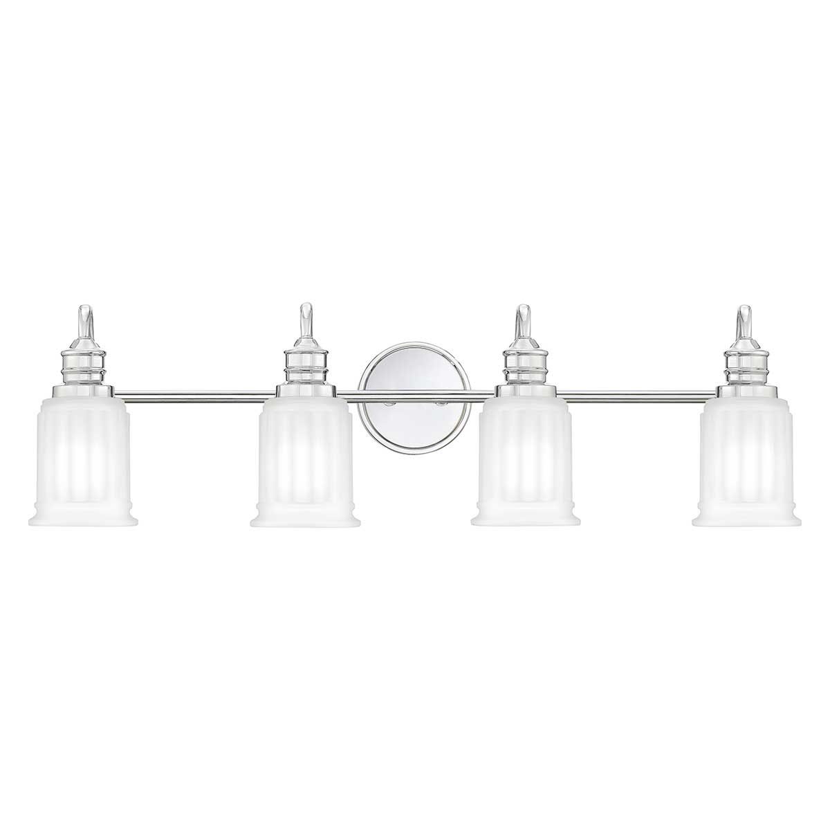 Swell 4-flammige Wandleuchte, poliertes Chrom - Elsteadlighting - leuchtengrosshandel24