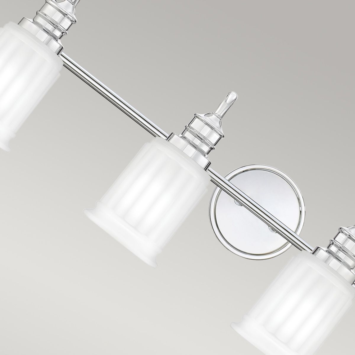 Swell 4-flammige Wandleuchte, poliertes Chrom - Elsteadlighting - leuchtengrosshandel24