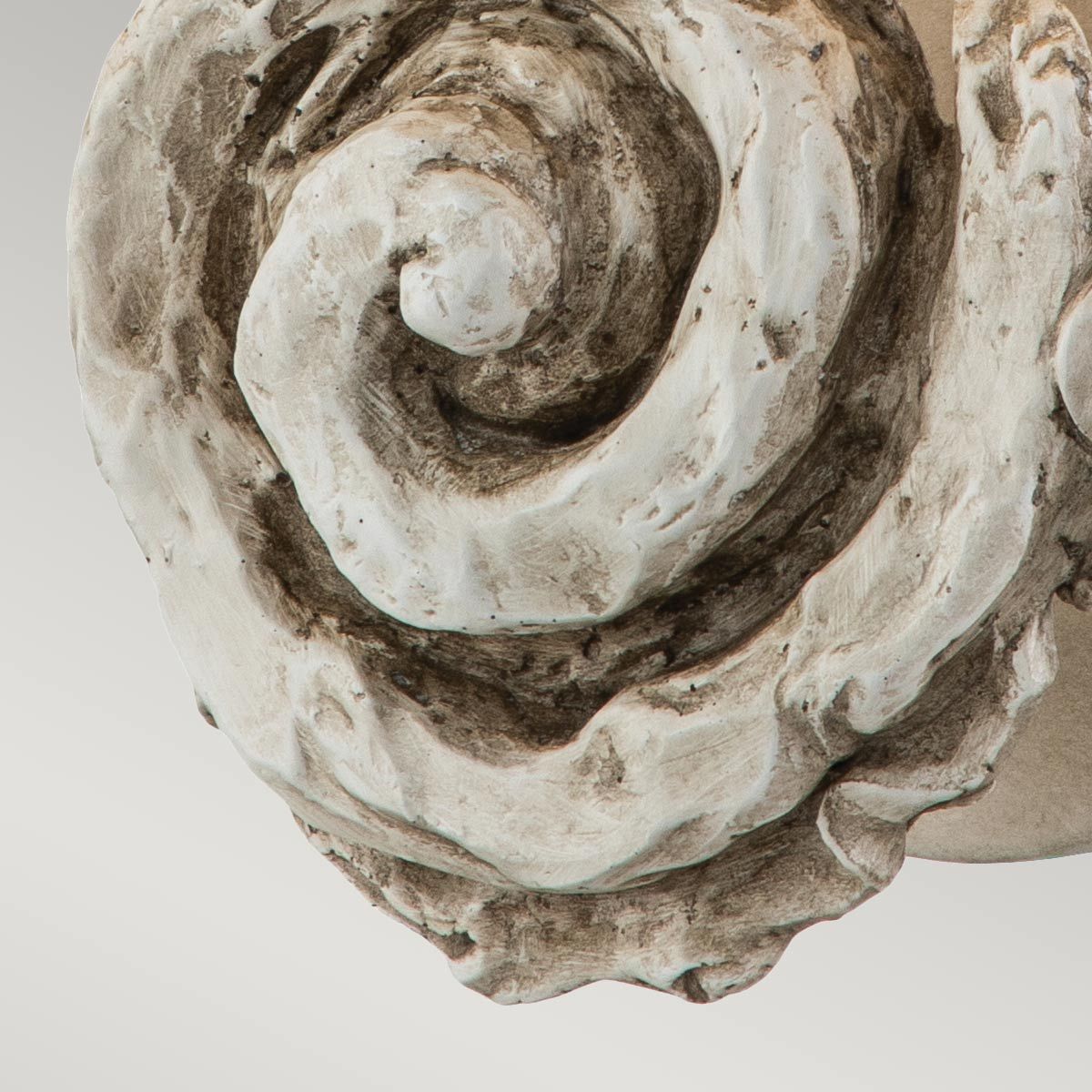 Swirl 1lt Große Wandleuchte - Knochenweiß - Elsteadlighting - leuchtengrosshandel24