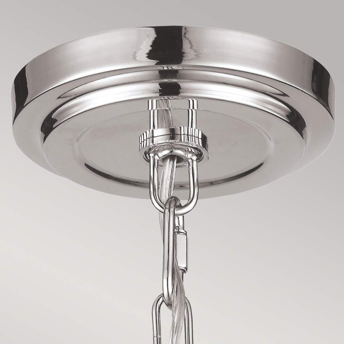 Tabby 1-flammige Pendelleuchte - Gebürsteter Stahl - Elsteadlighting - leuchtengrosshandel24