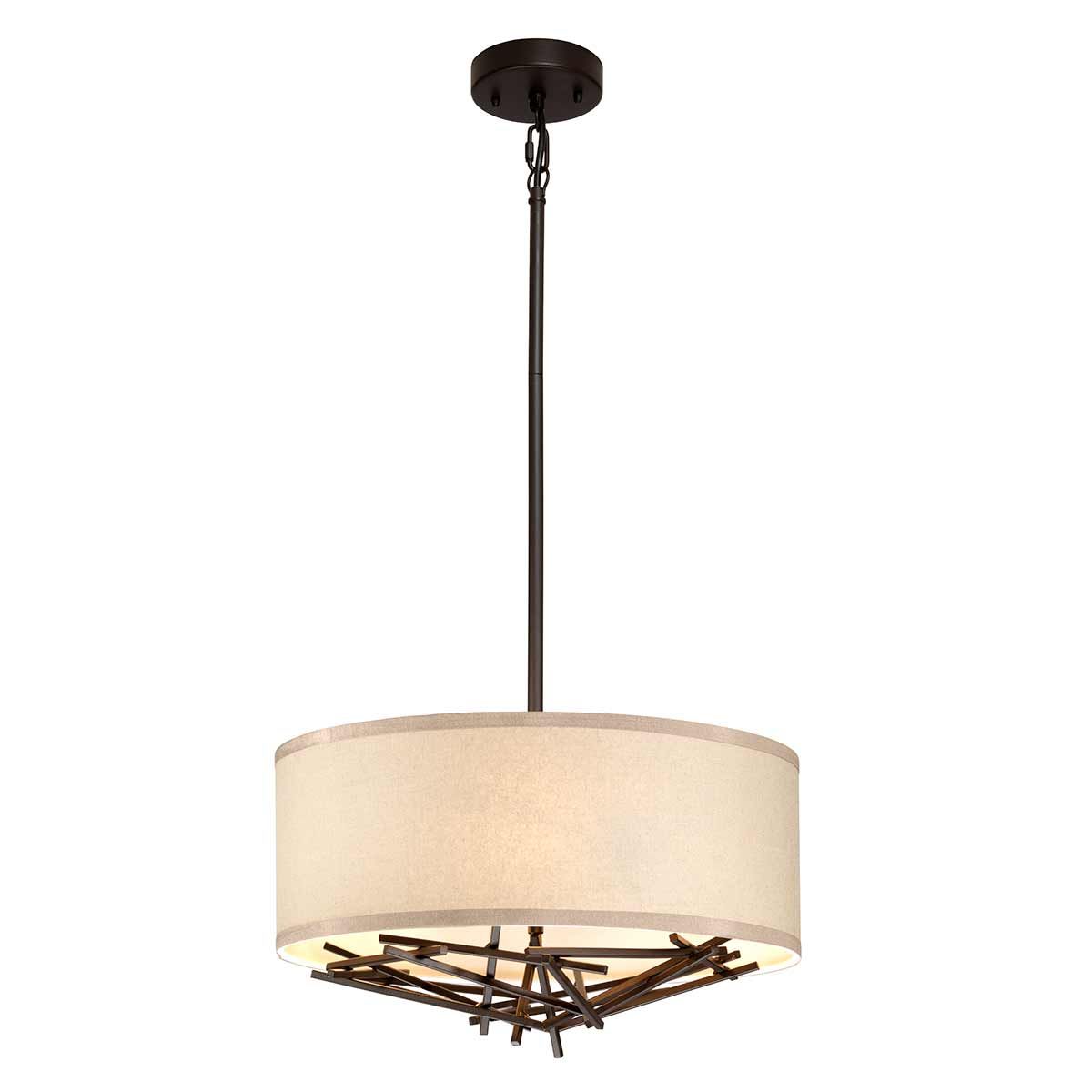 Taiko 3-flammige Pendelleuchte - Alte Bronze - Elsteadlighting - leuchtengrosshandel24