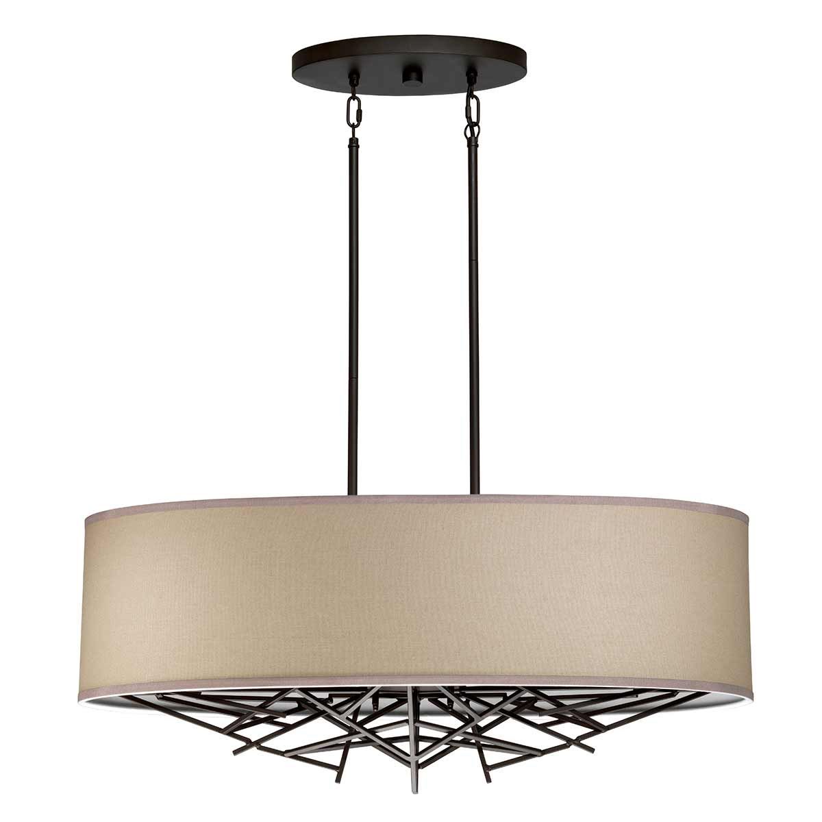 Taiko 5-flammige Insel-Pendelleuchte - Alte Bronze - Elsteadlighting - leuchtengrosshandel24