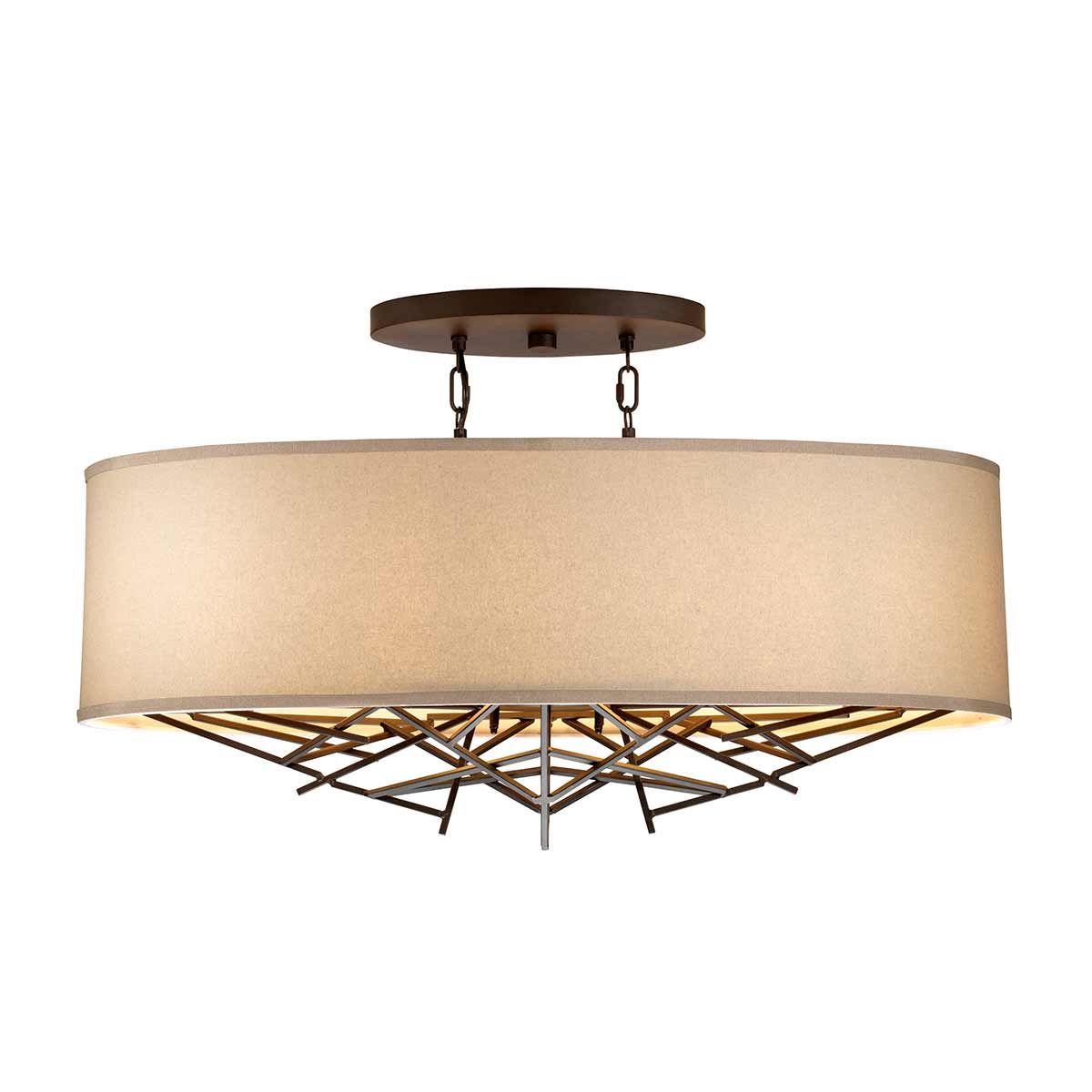 Taiko 5-flammige Insel-Pendelleuchte - Alte Bronze - Elsteadlighting - leuchtengrosshandel24