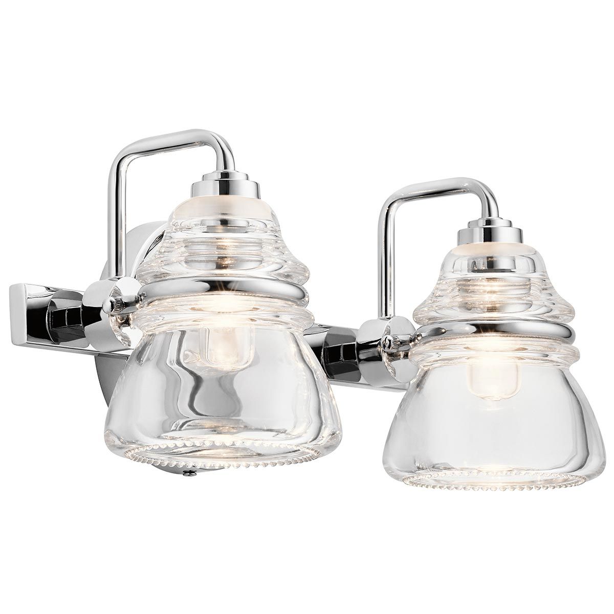 Talland 2-flammige Wandleuchte - Chrom poliert - Elsteadlighting - leuchtengrosshandel24