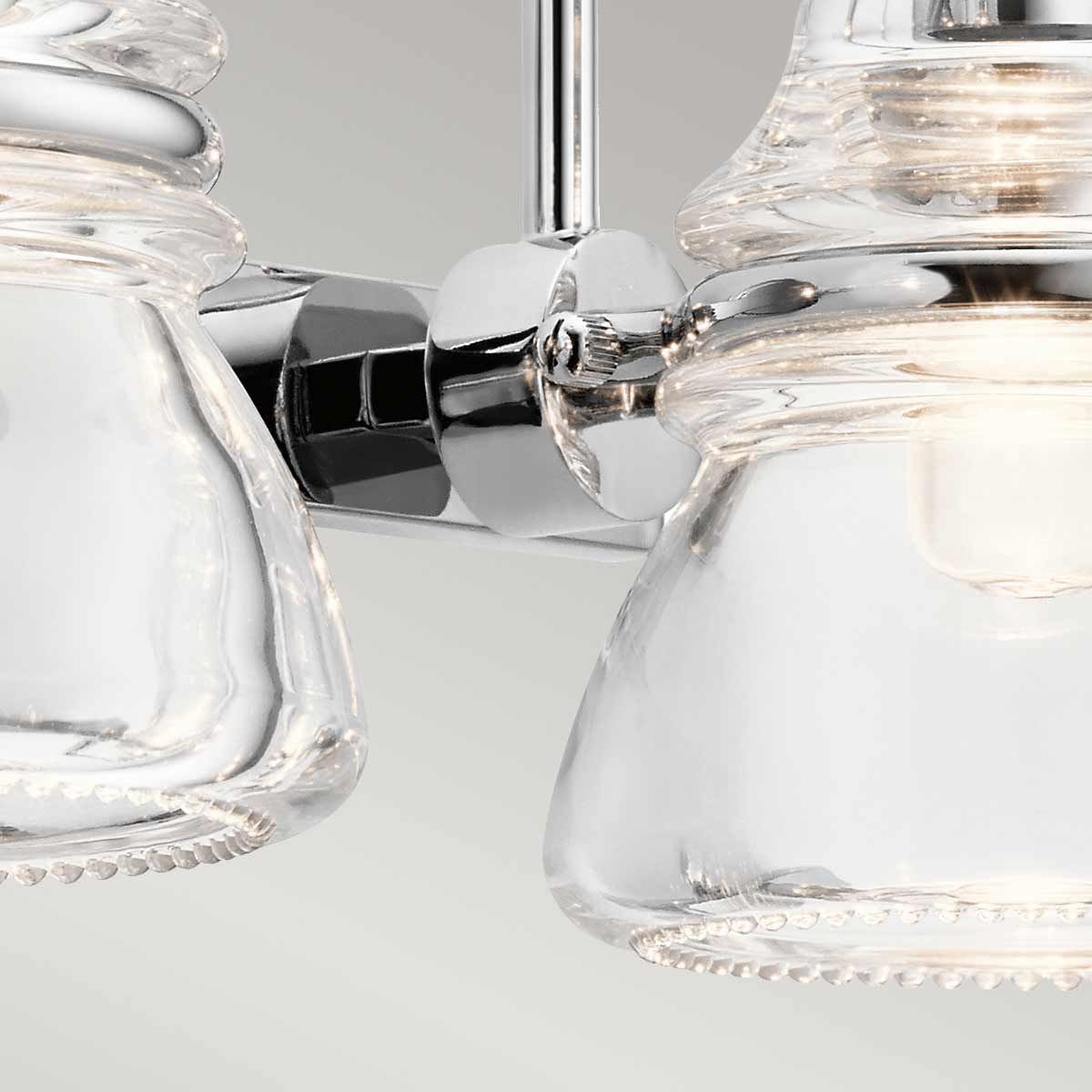 Talland 2-flammige Wandleuchte - Chrom poliert - Elsteadlighting - leuchtengrosshandel24