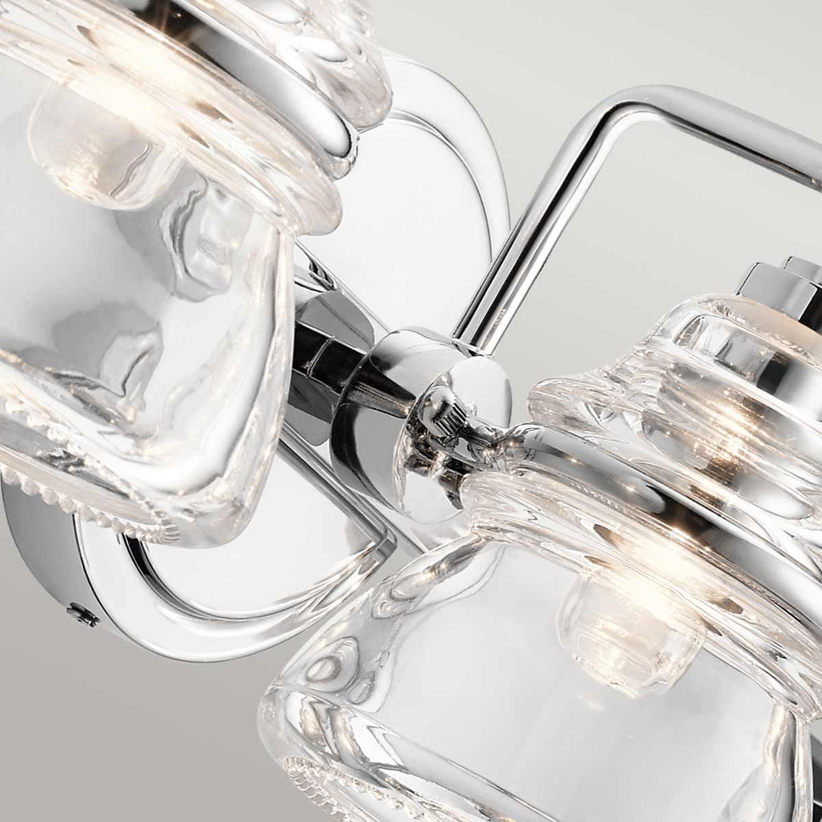 Talland 3-flammige Wandleuchte - Poliertes Chrom - Elsteadlighting - leuchtengrosshandel24