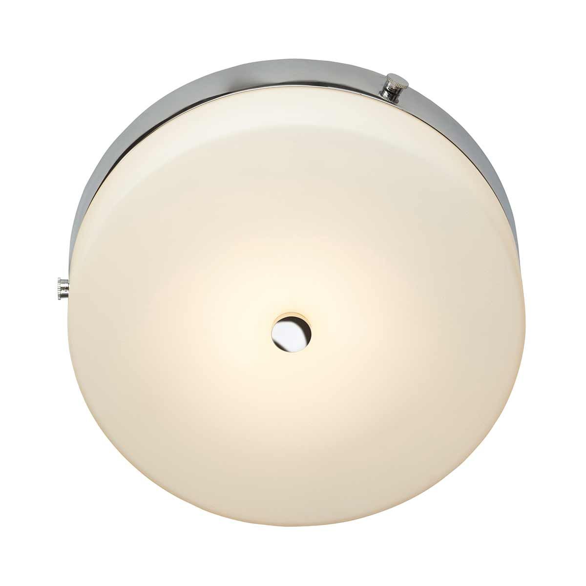 Tamar 1-flammige, mittelgroße Deckenleuchte, poliertes Chrom - Elsteadlighting - leuchtengrosshandel24