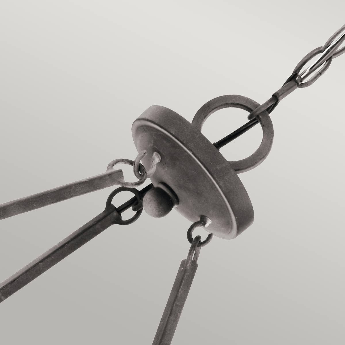 Taulbee Kronleuchter mit 6 Lichtern, verwittertes Zink - Elsteadlighting - leuchtengrosshandel24