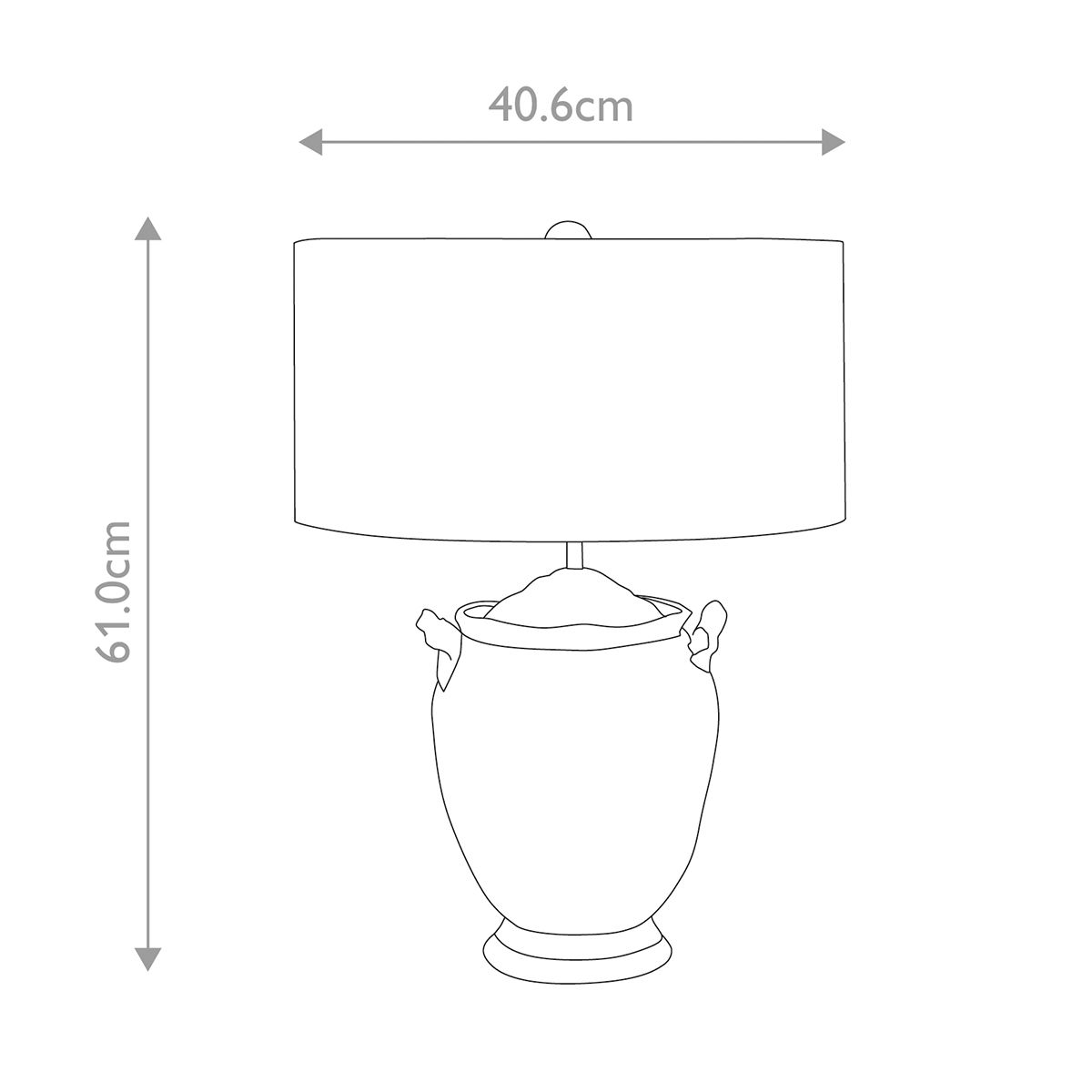 Tischlampe Jackson, 1 l, Antiksilber mit Akzenten aus Blattgold, Schirm aus Antikgold - Elsteadlighting - leuchtengrosshandel24