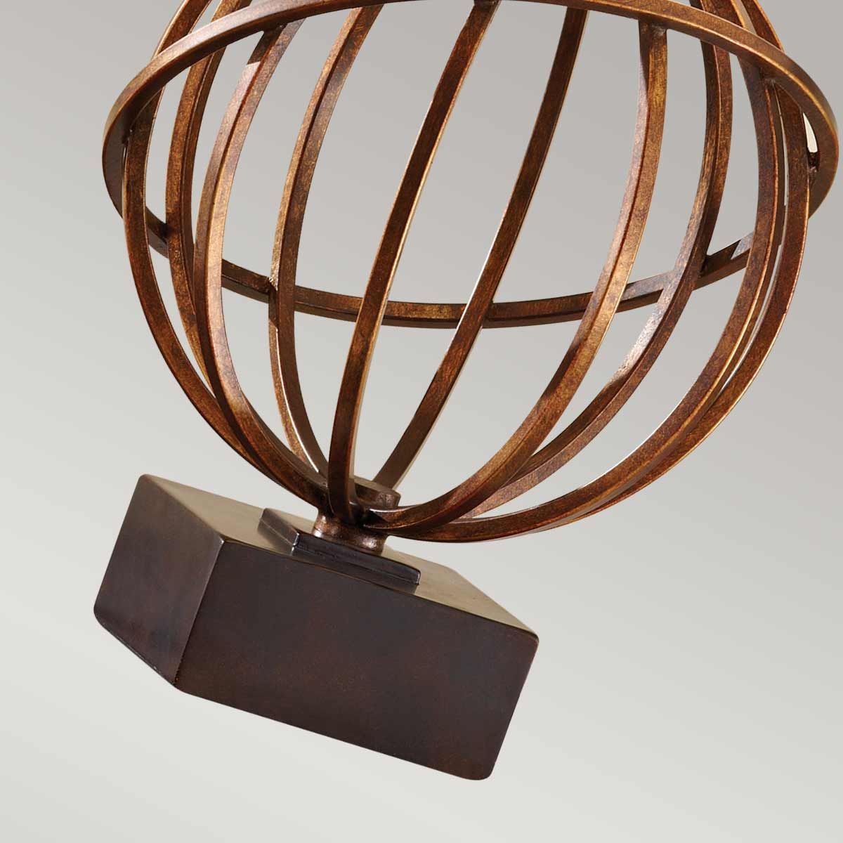 Tischlampe Spencer 1 - flammig - Firenze - Gold mit dunkelbraunem Schirm - Elsteadlighting - FE - SPENCER - TL