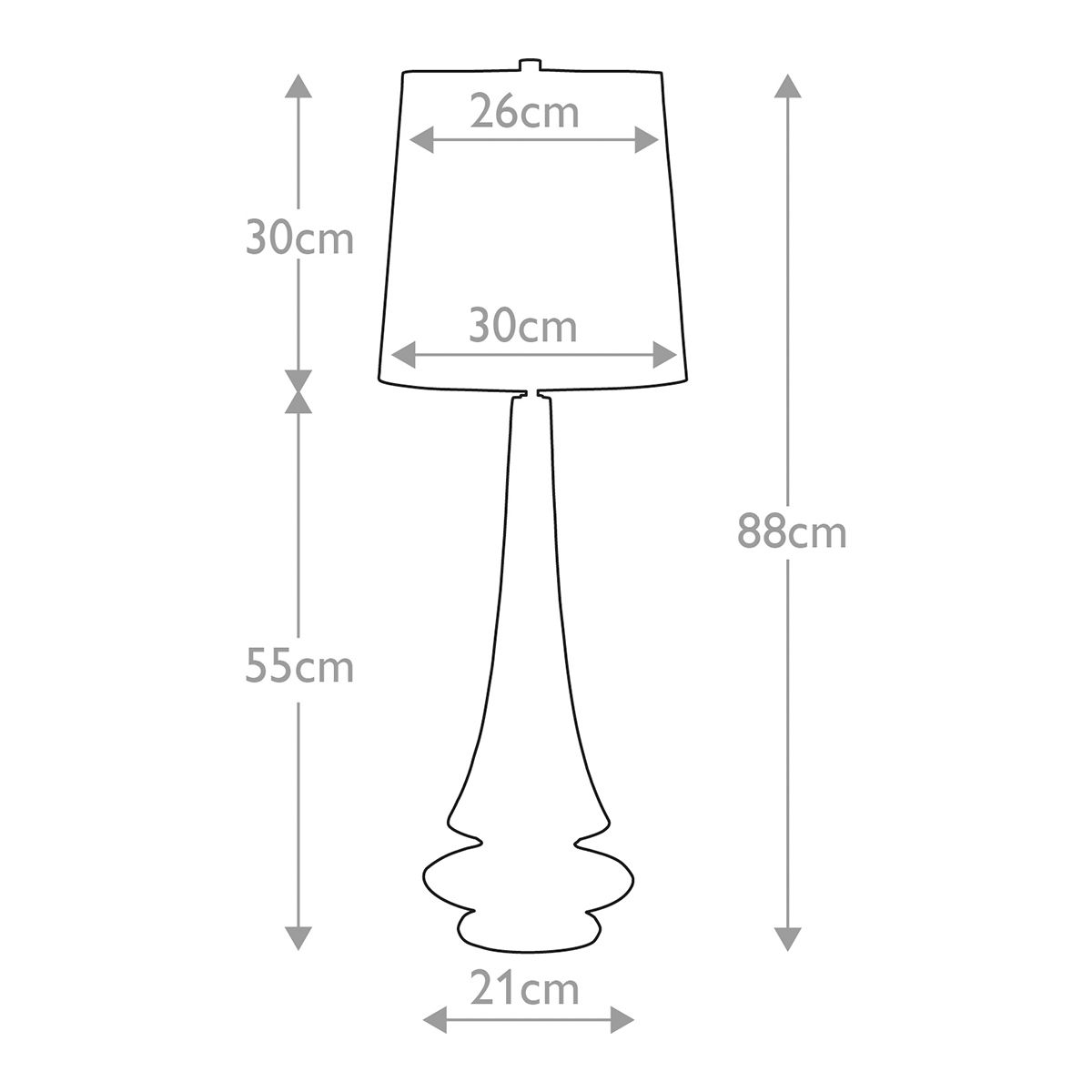 Tischlampe Spin 1 Licht - Grau - Elsteadlighting - SPIN - TL - GREY