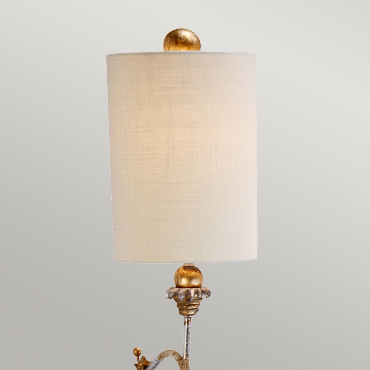 Tivoli 1-flammige Wandleuchte - Silber & Creme Patina - Elsteadlighting - leuchtengrosshandel24