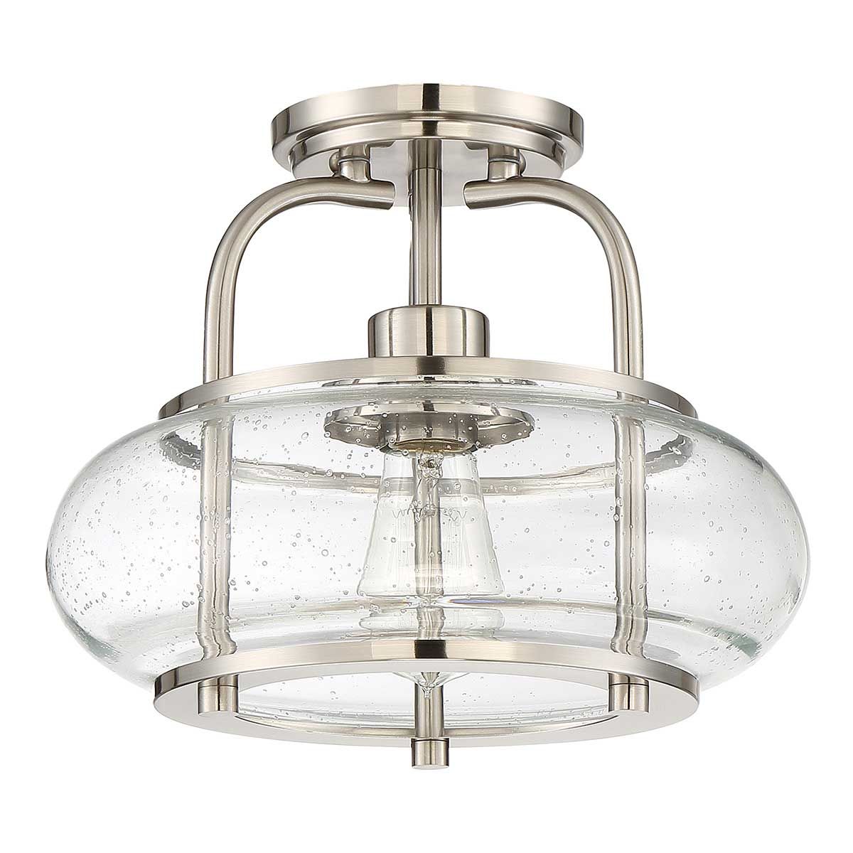 Trilogy 1-flammige Halbdeckenleuchte - gebürstetes Nickel - Elsteadlighting - leuchtengrosshandel24