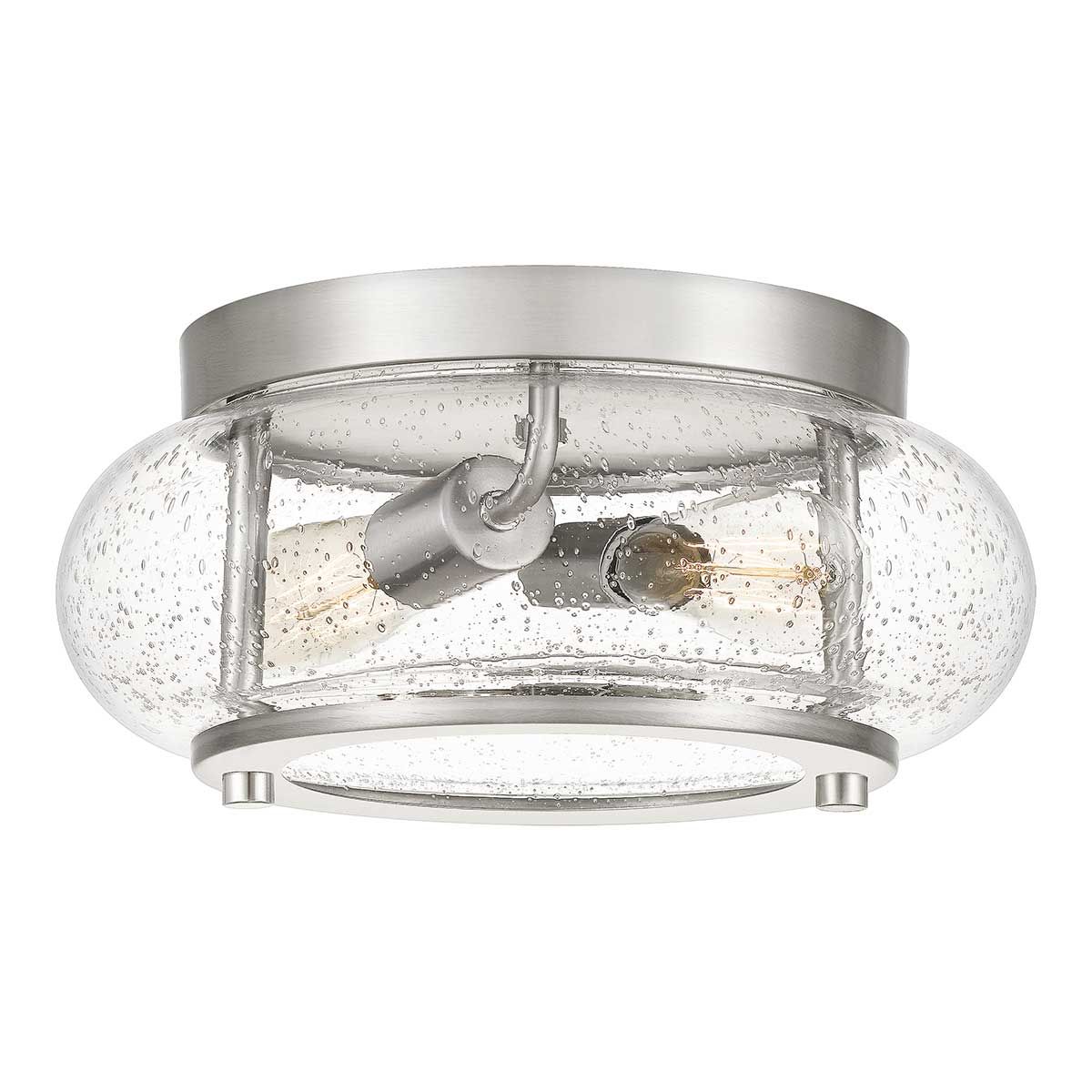 Trilogy 2-flammige Deckenleuchte - Gebürstetes Nickel - Elsteadlighting - leuchtengrosshandel24