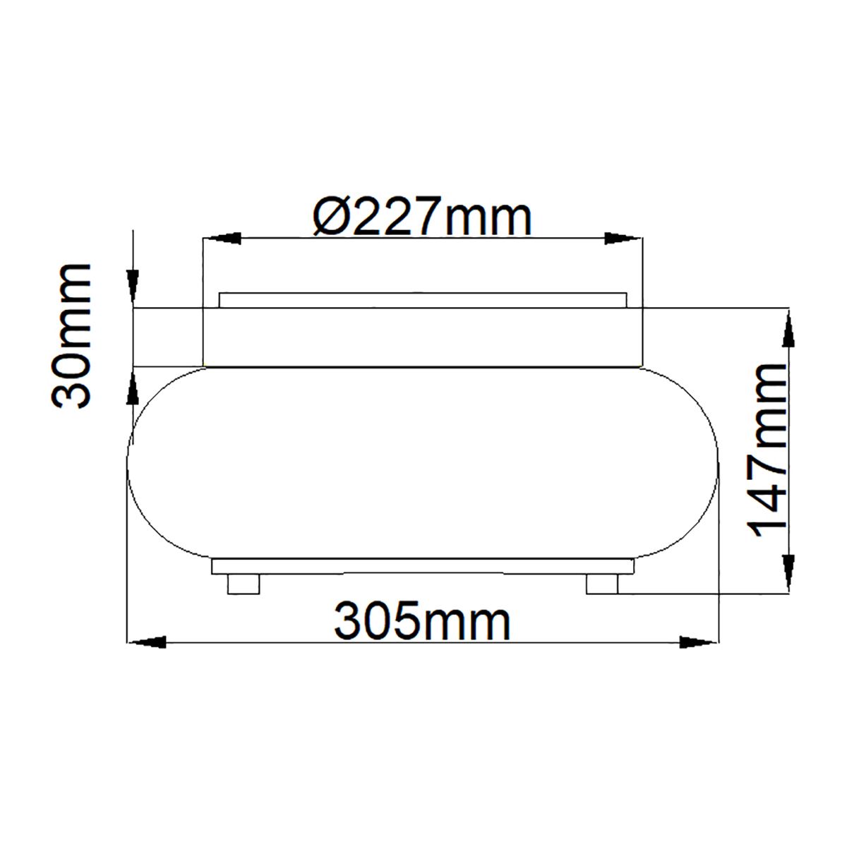 Trilogy 2-flammige Deckenleuchte - Gebürstetes Nickel - Elsteadlighting - leuchtengrosshandel24