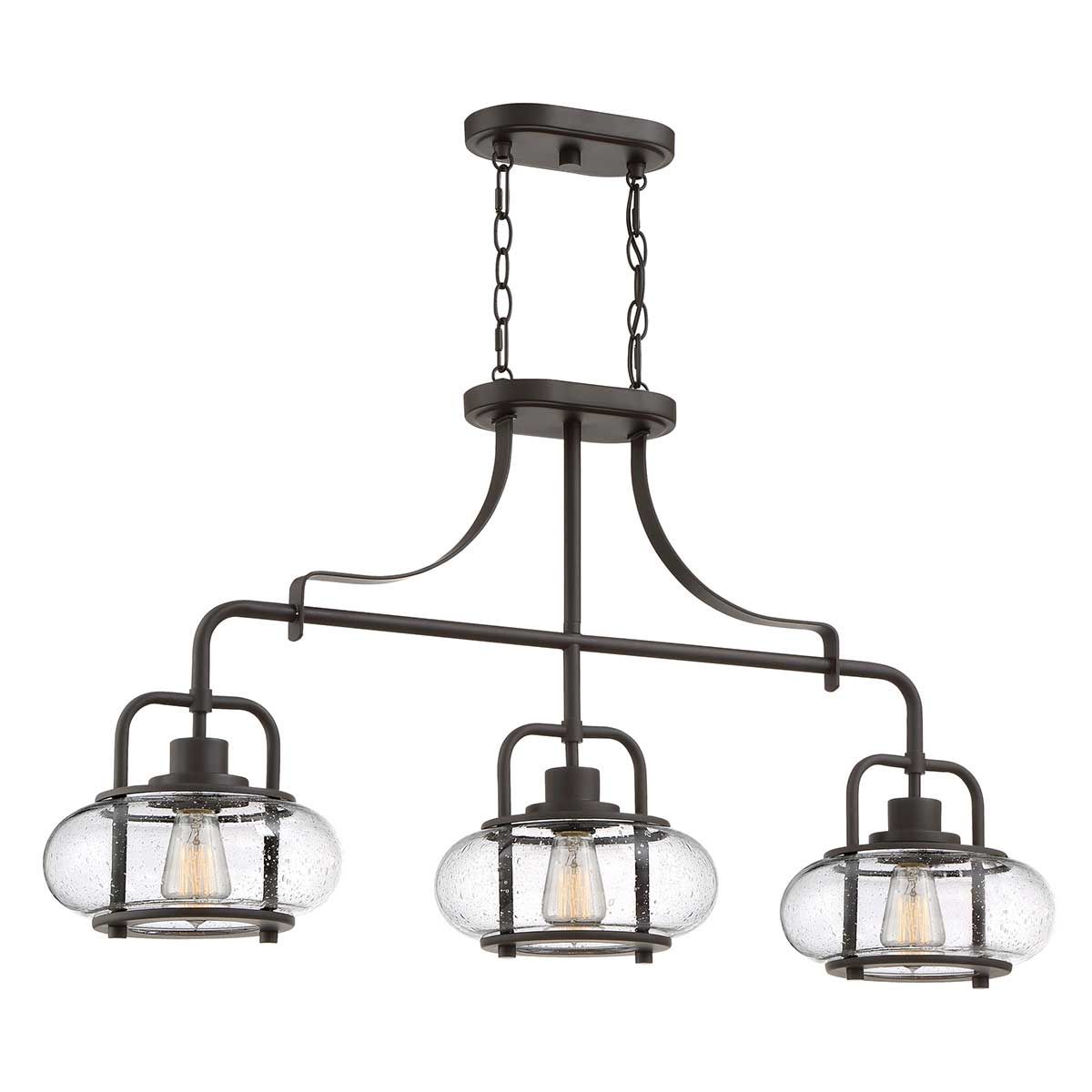 Trilogy 3-flammige Inselleuchte - Olde Bronze - Elsteadlighting - leuchtengrosshandel24