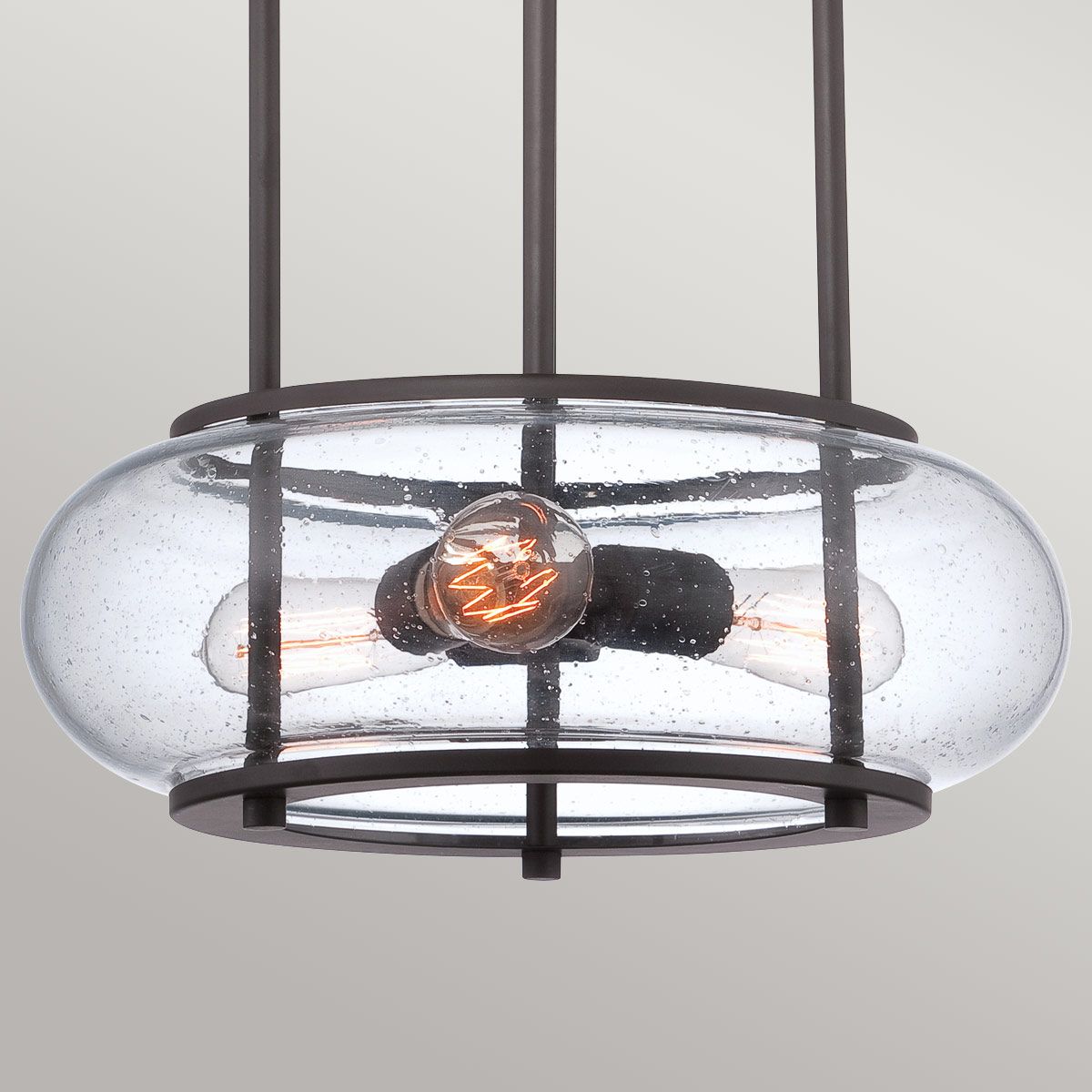 Trilogy 3-flammige Pendelleuchte - Altbronze - Elsteadlighting - leuchtengrosshandel24
