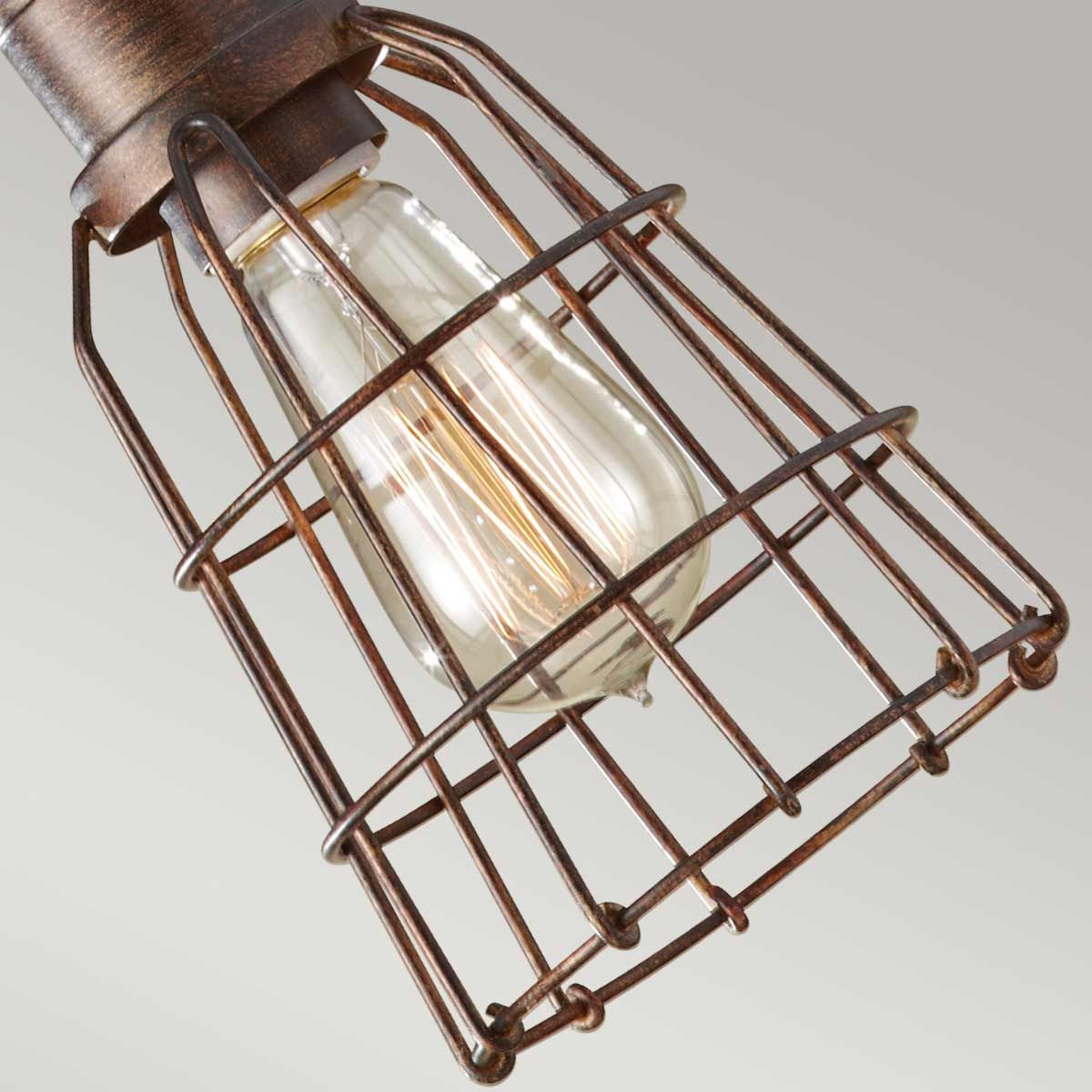 Urban Renewal 1 - flammige Pendelleuchte - Pariser Bronze - Elsteadlighting - FE - URBANRWL - P - D