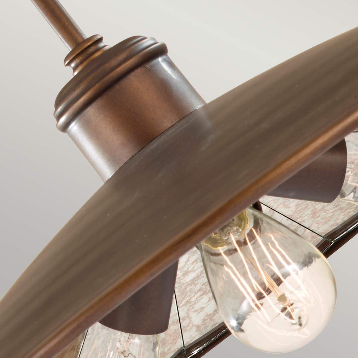 Urban Renewal Pendelleuchte, groß, 3 - flammig, Astral Bronze - Elsteadlighting - FE - URBANRWL - 3P - E