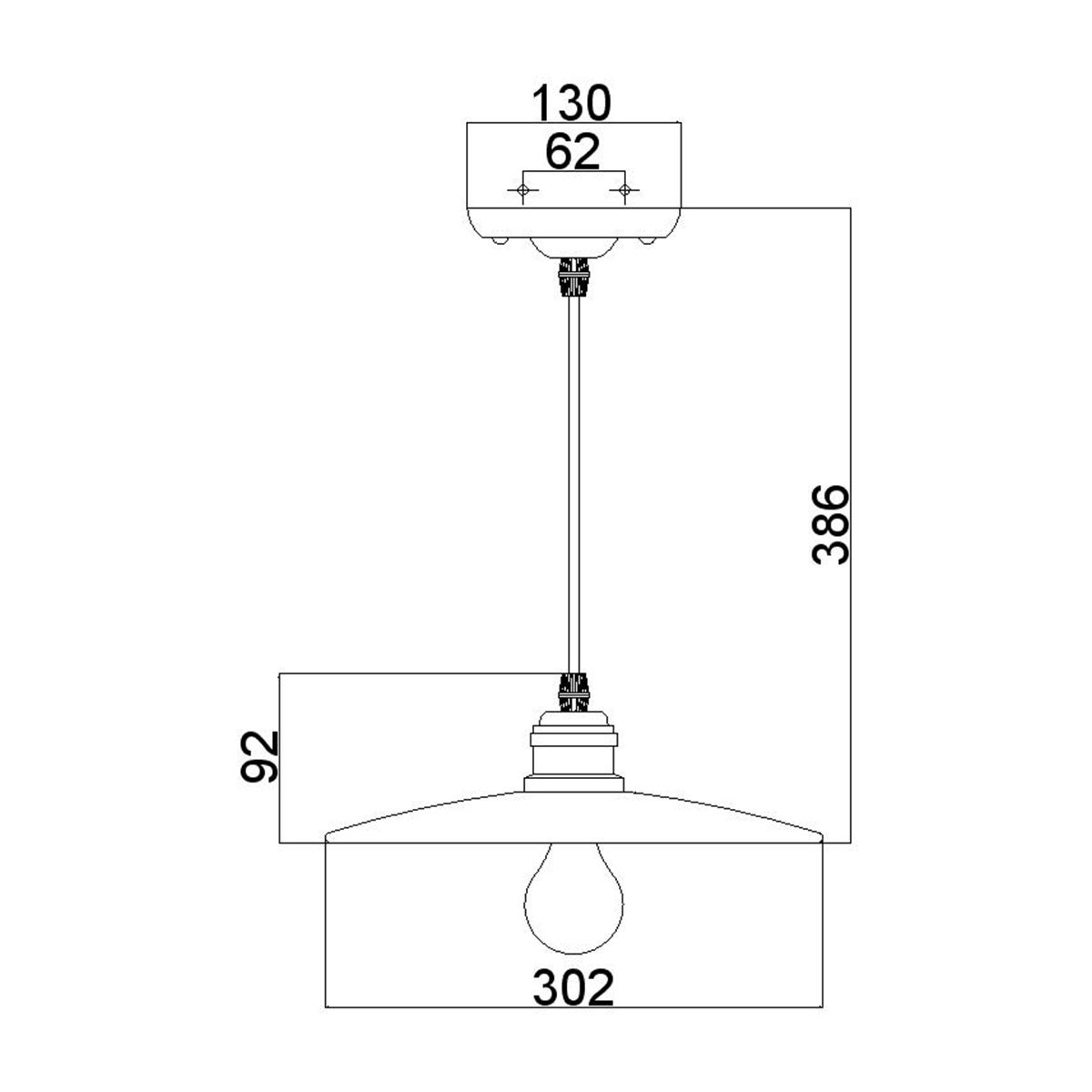 Urban Renewal Pendelleuchte mit 1 Licht, Astral Bronze - Elsteadlighting - FE - URBANRWL - P - E