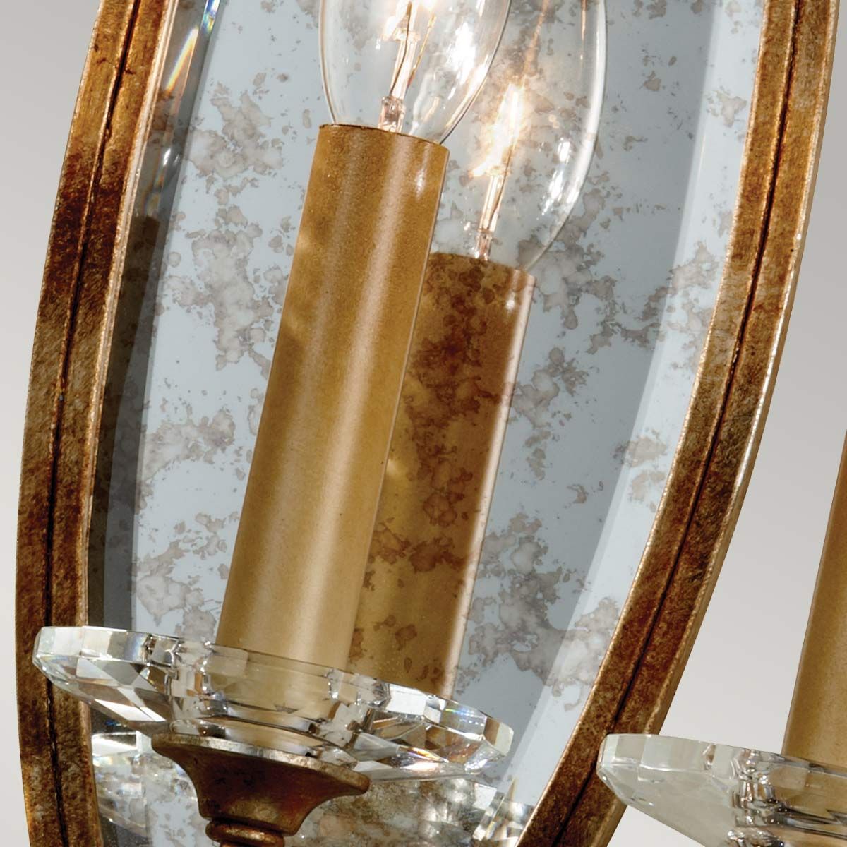 Valentina 3 - flammige Wandleuchte - Oxidierte Bronze - Elsteadlighting - FE - VALENTINA - W3