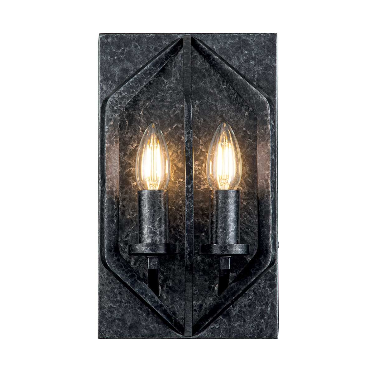 Vanguard 2 - flammige Wandleuchte - Altschwarz - Elsteadlighting - QZ - VANGUARD2 - OK