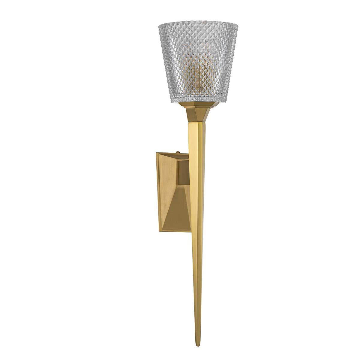 Verity 1 - flammige Wandleuchte - Gebürstetes Messing - Elsteadlighting - BATH - VERITY - BB