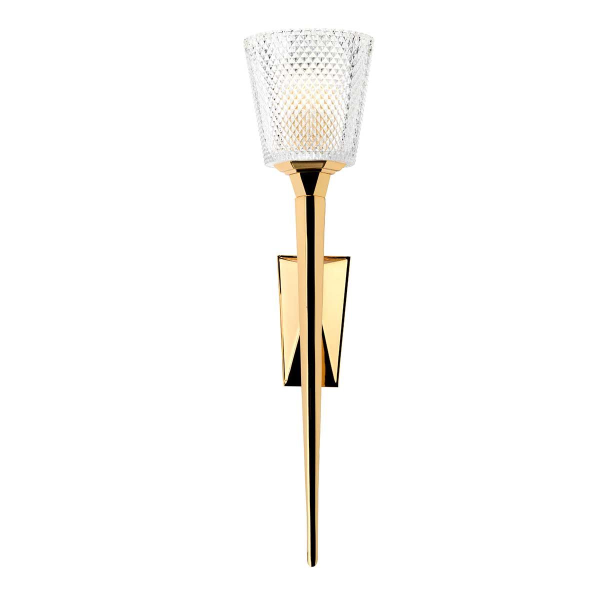 Verity 1 - flammige Wandleuchte - Poliertes Gold - Elsteadlighting - BATH - VERITY - PG