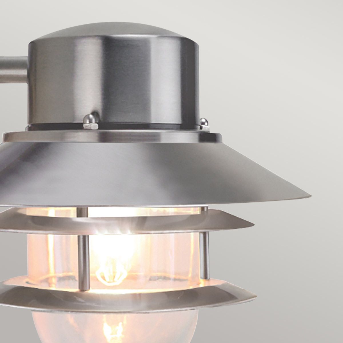 Wandlaterne Copenhagen 1 - flammig - Gebürsteter Edelstahl 304 - Elsteadlighting - COPENHAGEN - BSS