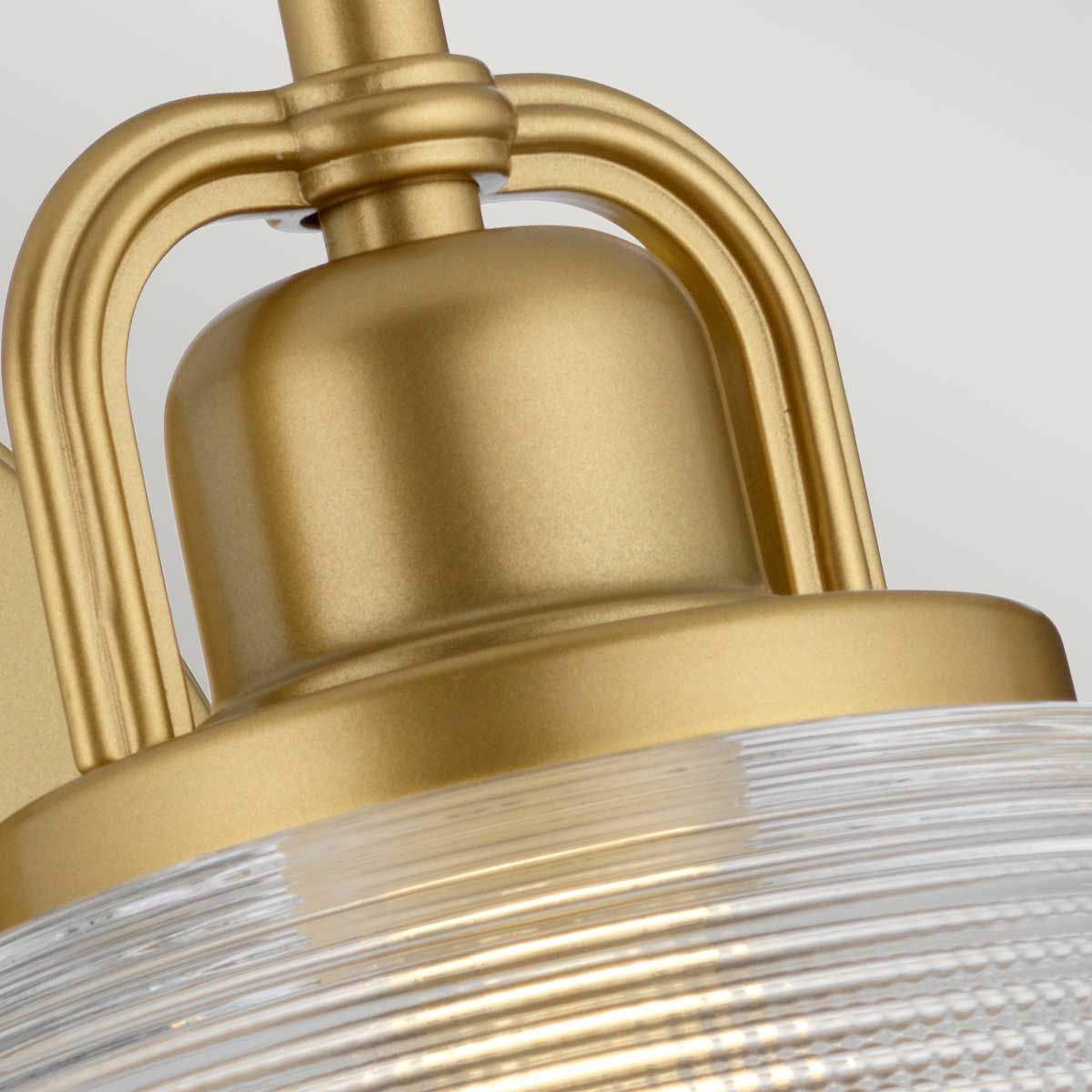 Wandleuchte Dublin 1-flammig, Messing natur lackiert - Elsteadlighting - leuchtengrosshandel24