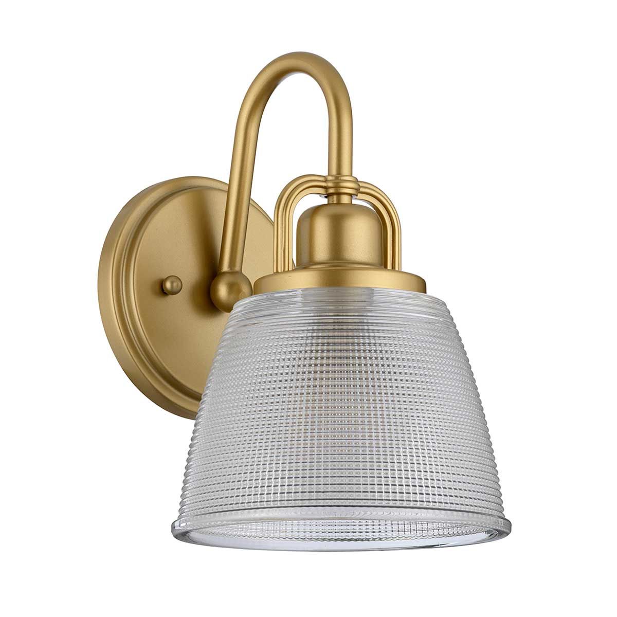 Wandleuchte Dublin 1-flammig, Messing natur lackiert - Elsteadlighting - leuchtengrosshandel24