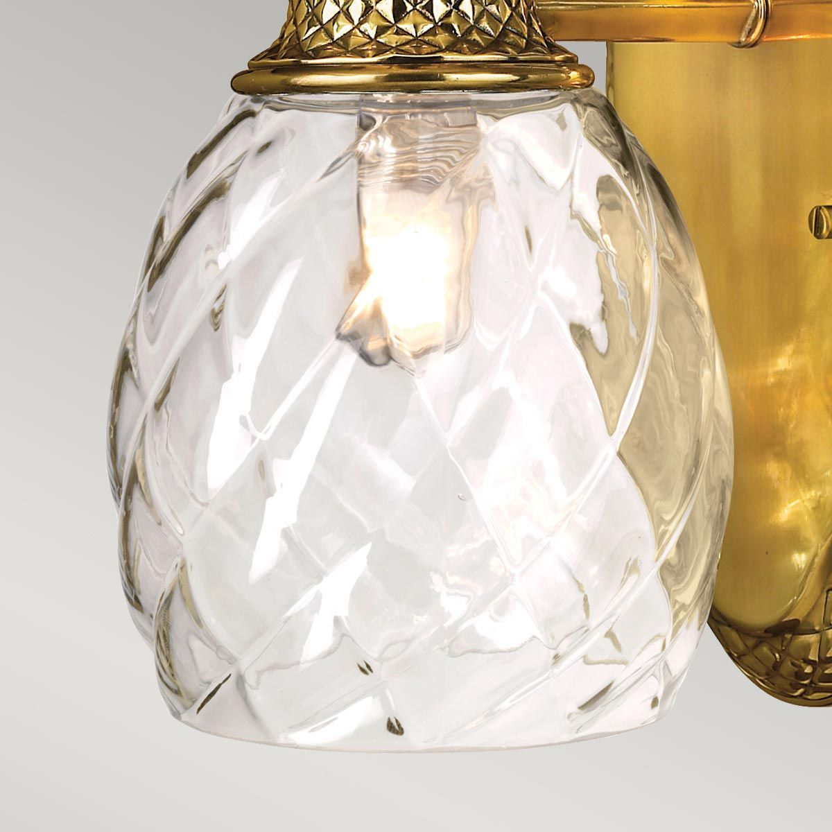 Wandleuchte Plantation 1 - flammig - Messing brüniert - Elsteadlighting - HK - PLANTATION1 - BATH - BB
