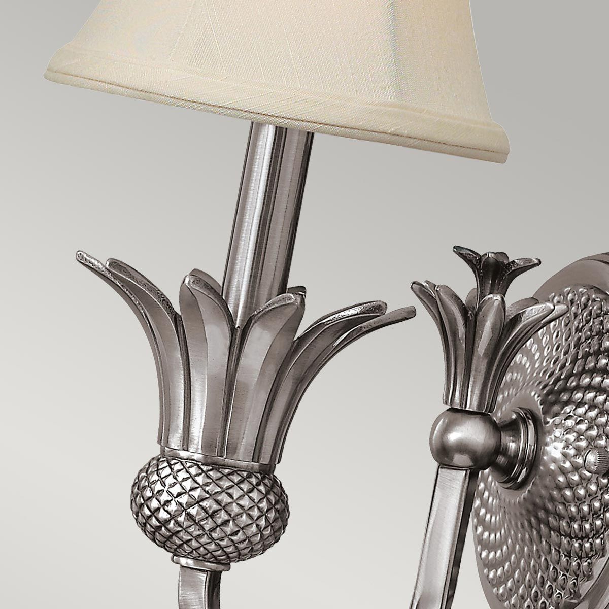 Wandleuchte Plantation 1 - flammig, poliertes Antik - Nickel - Elsteadlighting - HK - PLANT1 - PL