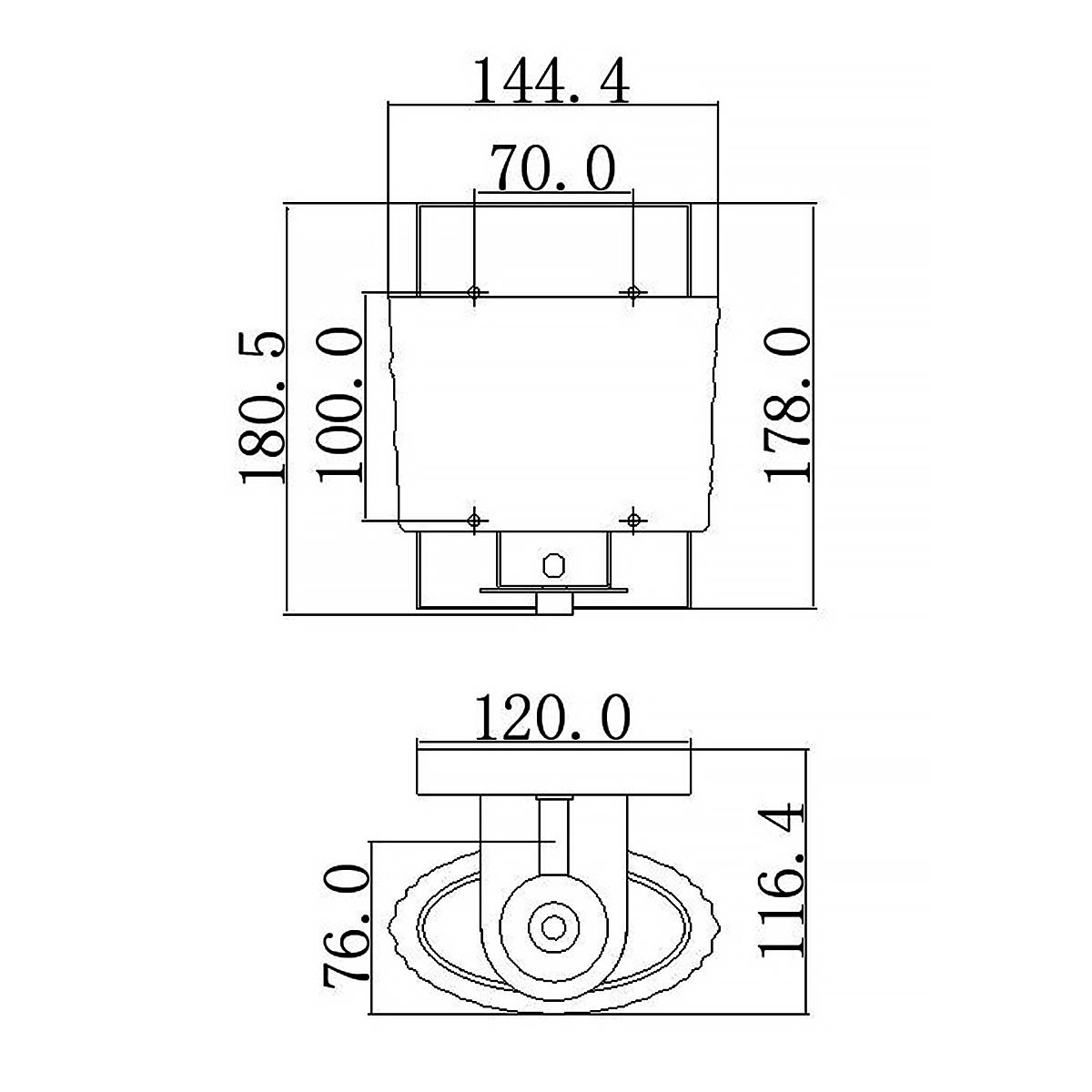 Wandleuchte Seaview 1 - flammig, Chrom poliert - Elsteadlighting - QZ - SEAVIEW1 - BATH