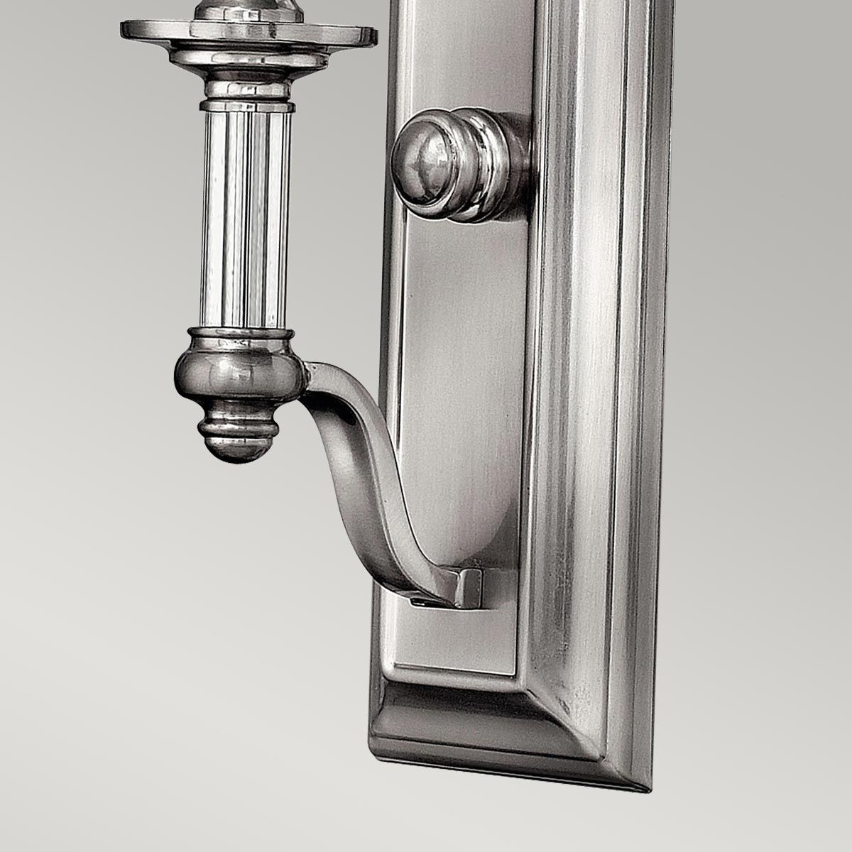 Wandleuchte Sussex 1-flammig - Gebürstetes Nickel - Elsteadlighting - leuchtengrosshandel24