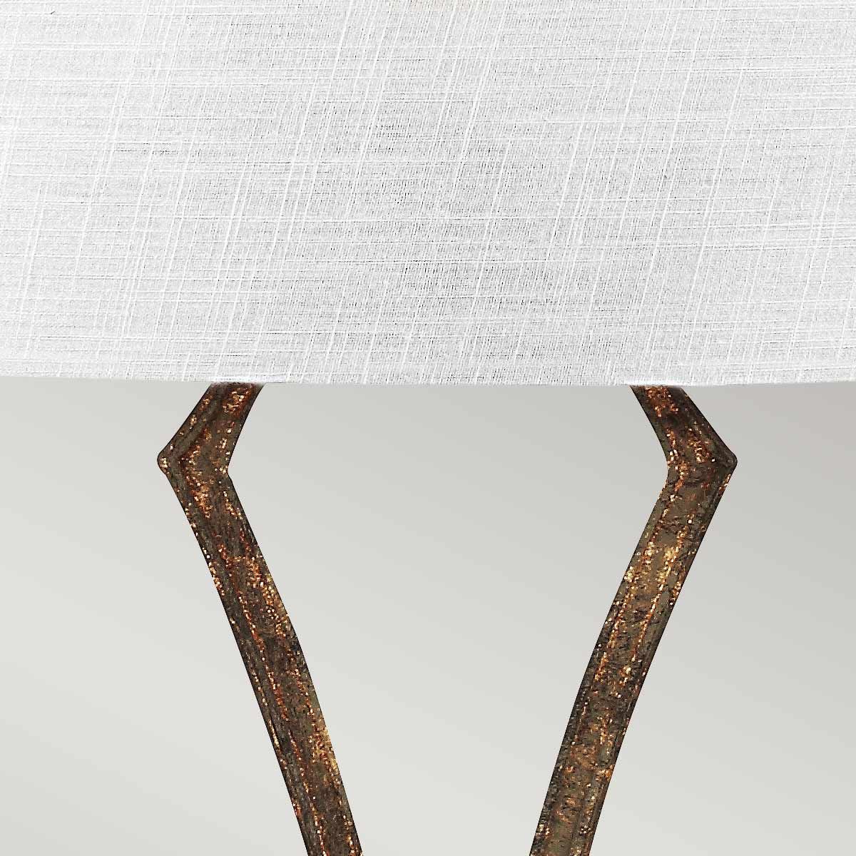 Wandleuchte Tilling 1-flammig - Blattgold im Antik-Look - Elsteadlighting - leuchtengrosshandel24
