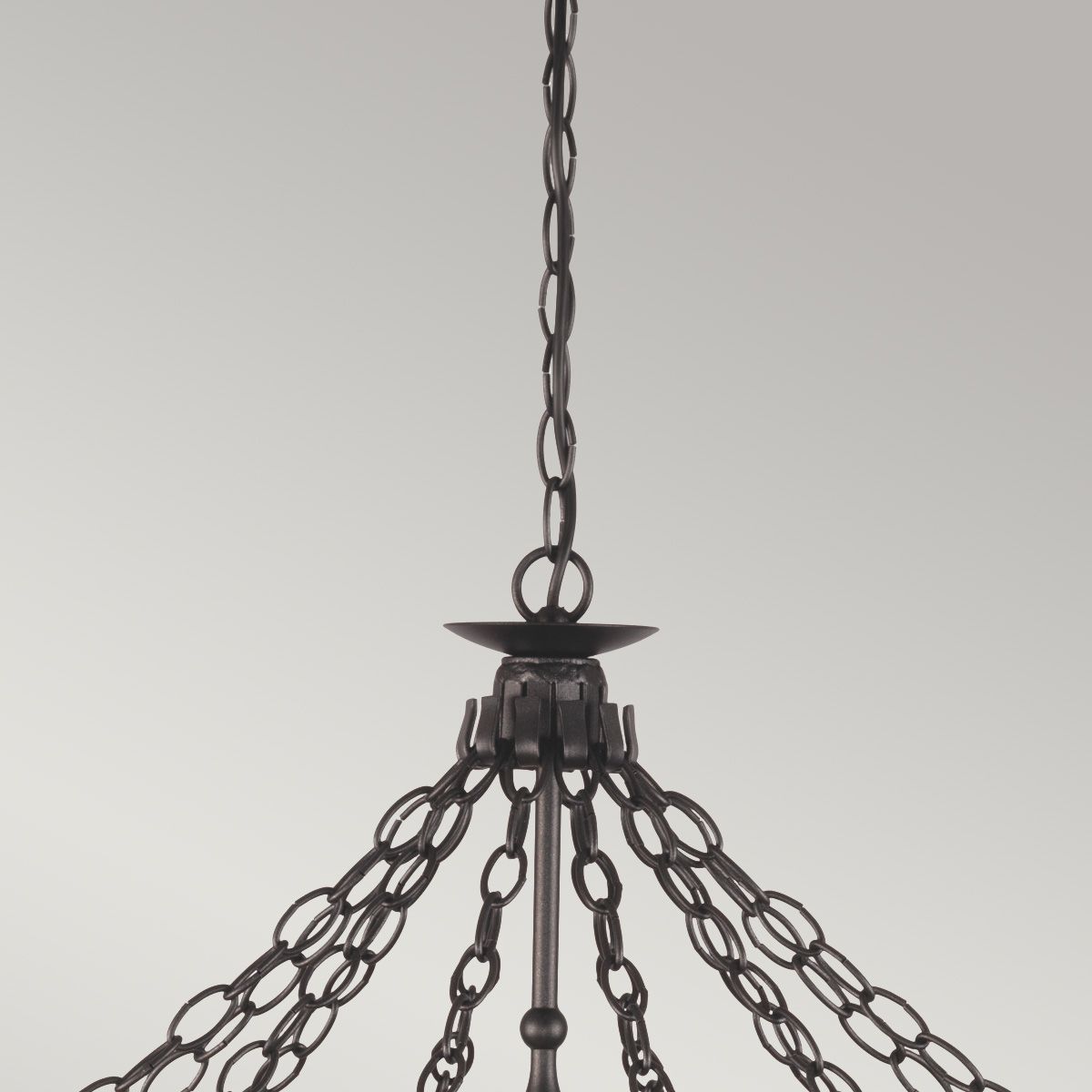 Warwick Kronleuchter mit 12 Lichtern, Graphitschwarz - Elsteadlighting - WR12 - GRAPHITE