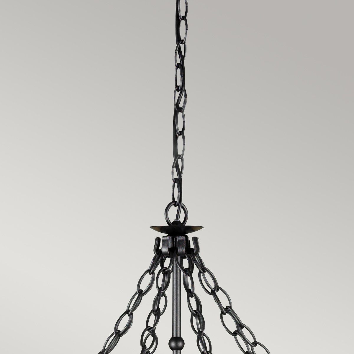 Warwick Kronleuchter mit 8 Lichtern, Graphitschwarz - Elsteadlighting - WR8 - GRAPHITE