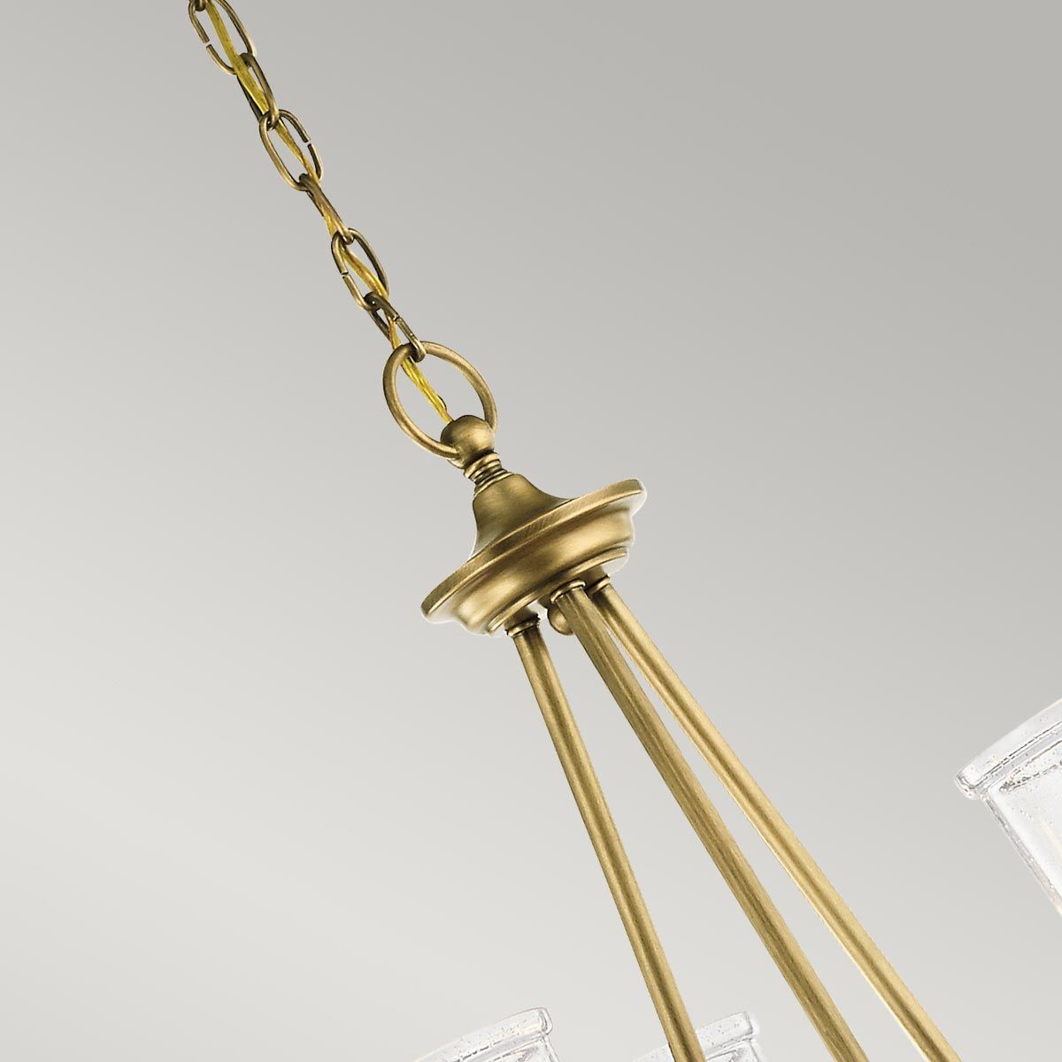 Waverly Kronleuchter mit 3 Lichtern, Naturmessing - Elsteadlighting - KL - WAVERLY3 - NBR