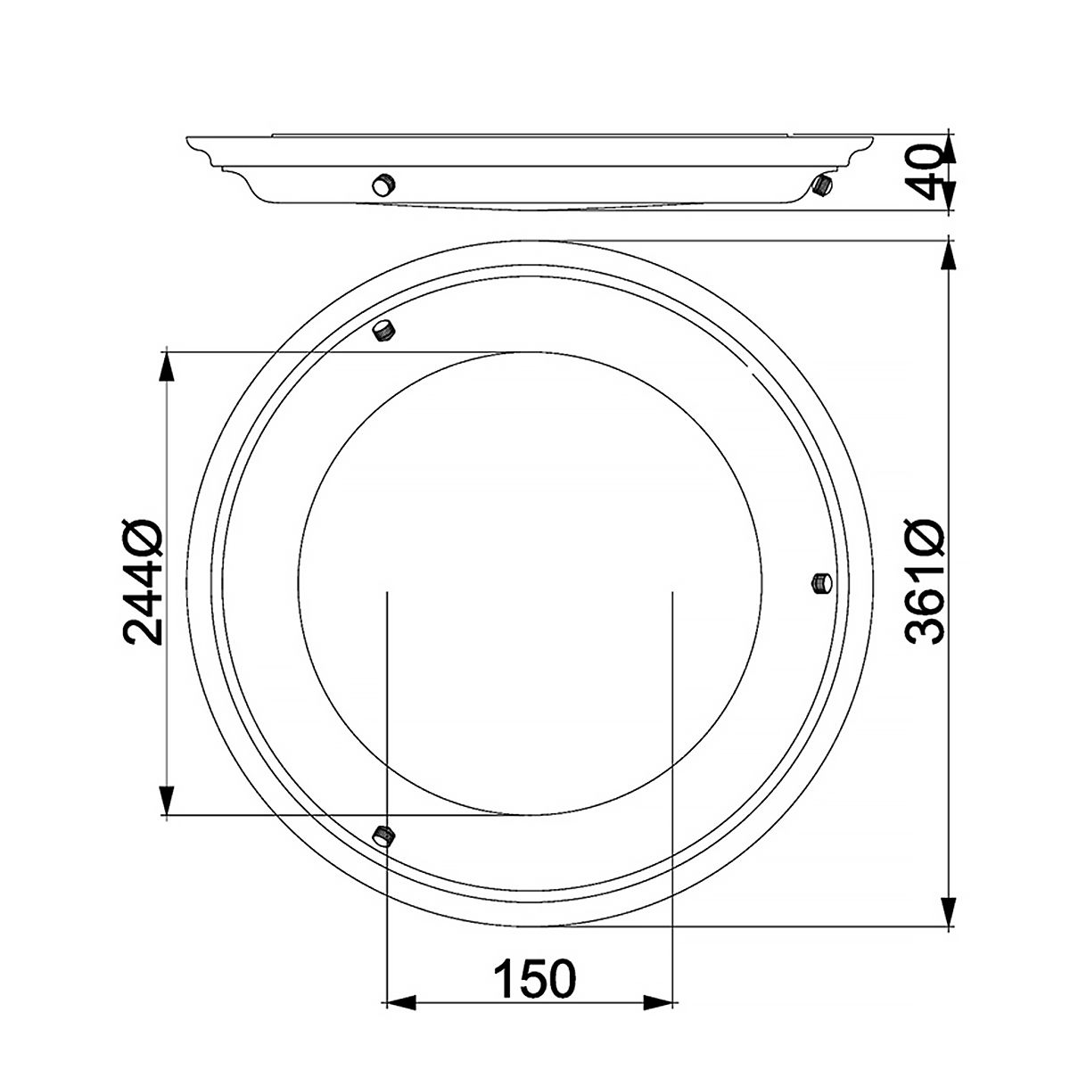 Welland 1 - flammige Deckenleuchte - Gealtertes Messing - Elsteadlighting - WELLAND - F - AB
