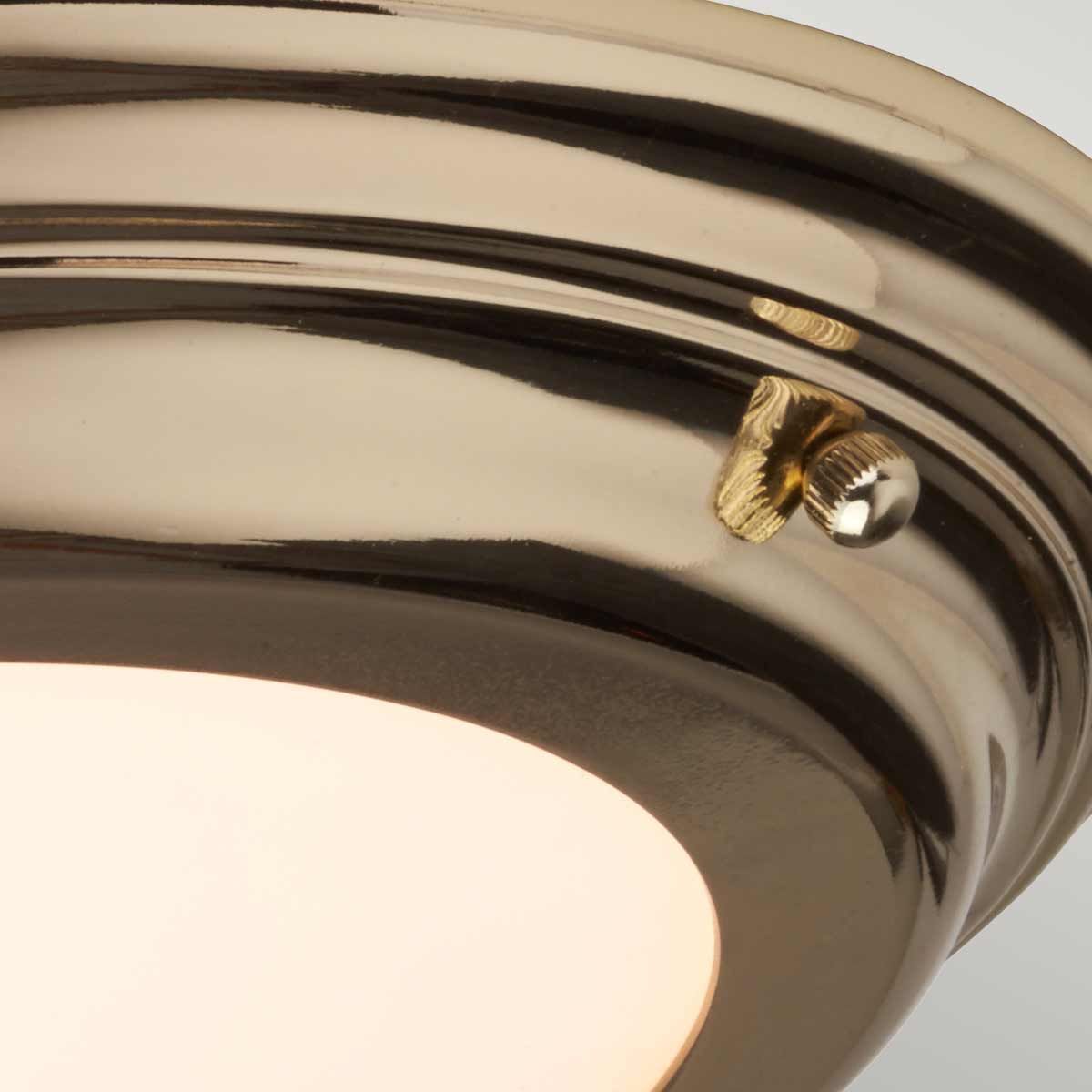 Welland 1 - flammige Deckenleuchte, Messing poliert - Elsteadlighting - WELLAND - F - PB