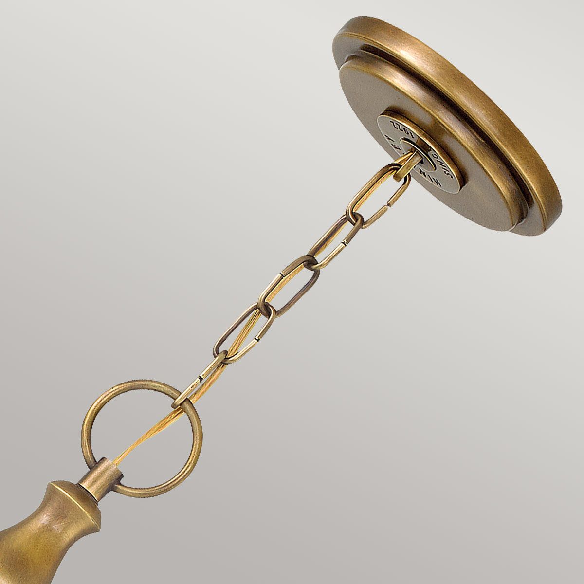 Wexley Pendelleuchte mit 3 Lichtern - Heritage Messing - Elsteadlighting - HK - WEXLEY - 3P - HB