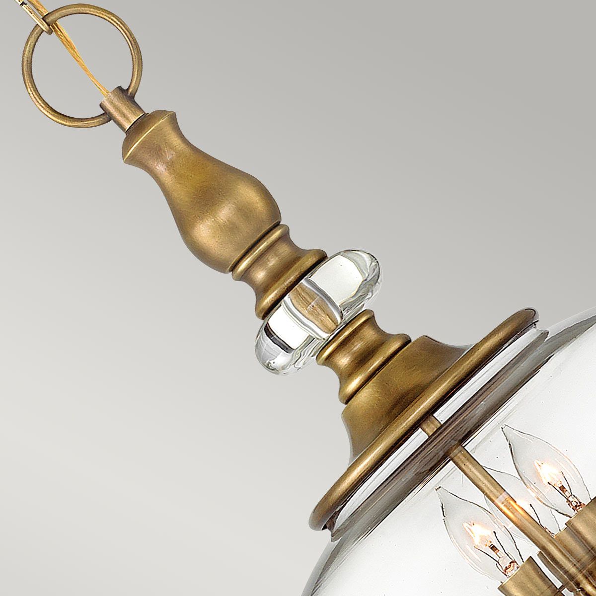Wexley Pendelleuchte mit 3 Lichtern - Heritage Messing - Elsteadlighting - HK - WEXLEY - 3P - HB