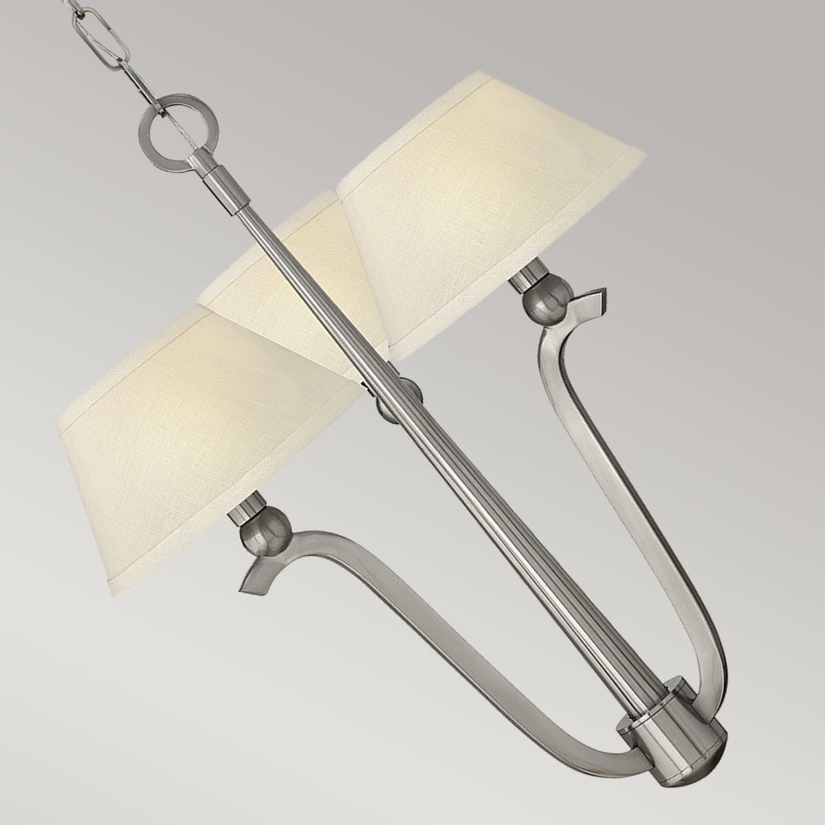 Whitney Kronleuchter mit 3 Lichtern, gebürstetes Nickel - Elsteadlighting - HK - WHITNEY3