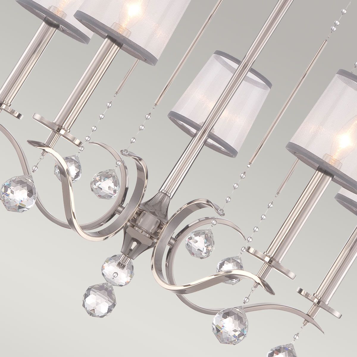Whitney Kronleuchter mit 5 Lichtern - Imperiales Silber - Elsteadlighting - QZ - WHITNEY5