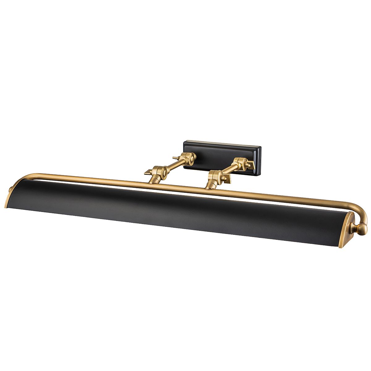 Winchfield 4lt Große Bilderleuchte - Gealtertes Messing und Mattschwarz - Elsteadlighting - WINCHFIELD - PLL - AB - MB