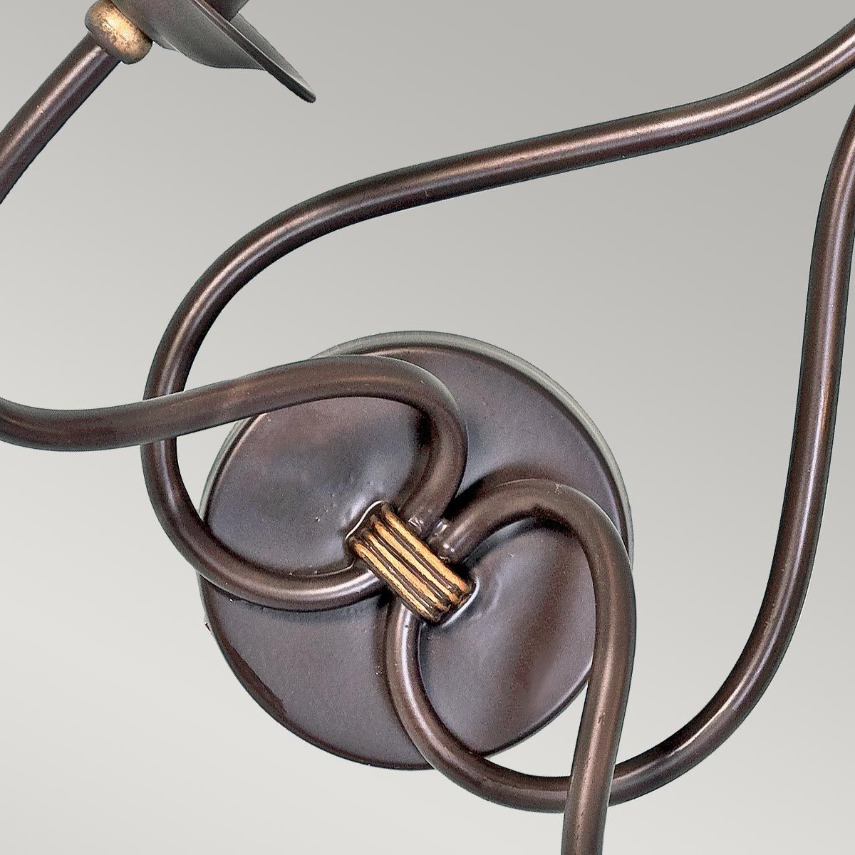 Windermere 2 - flammige Wandleuchte - Rost/Gold - Elsteadlighting - WM2